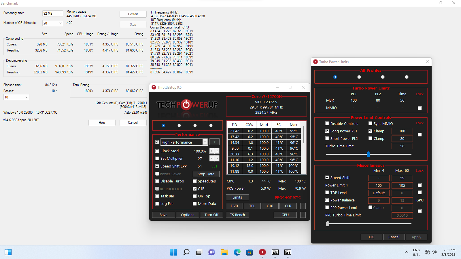 ASUS ExpertCenter PN64 Mini PC 7-ZIP Benchmark