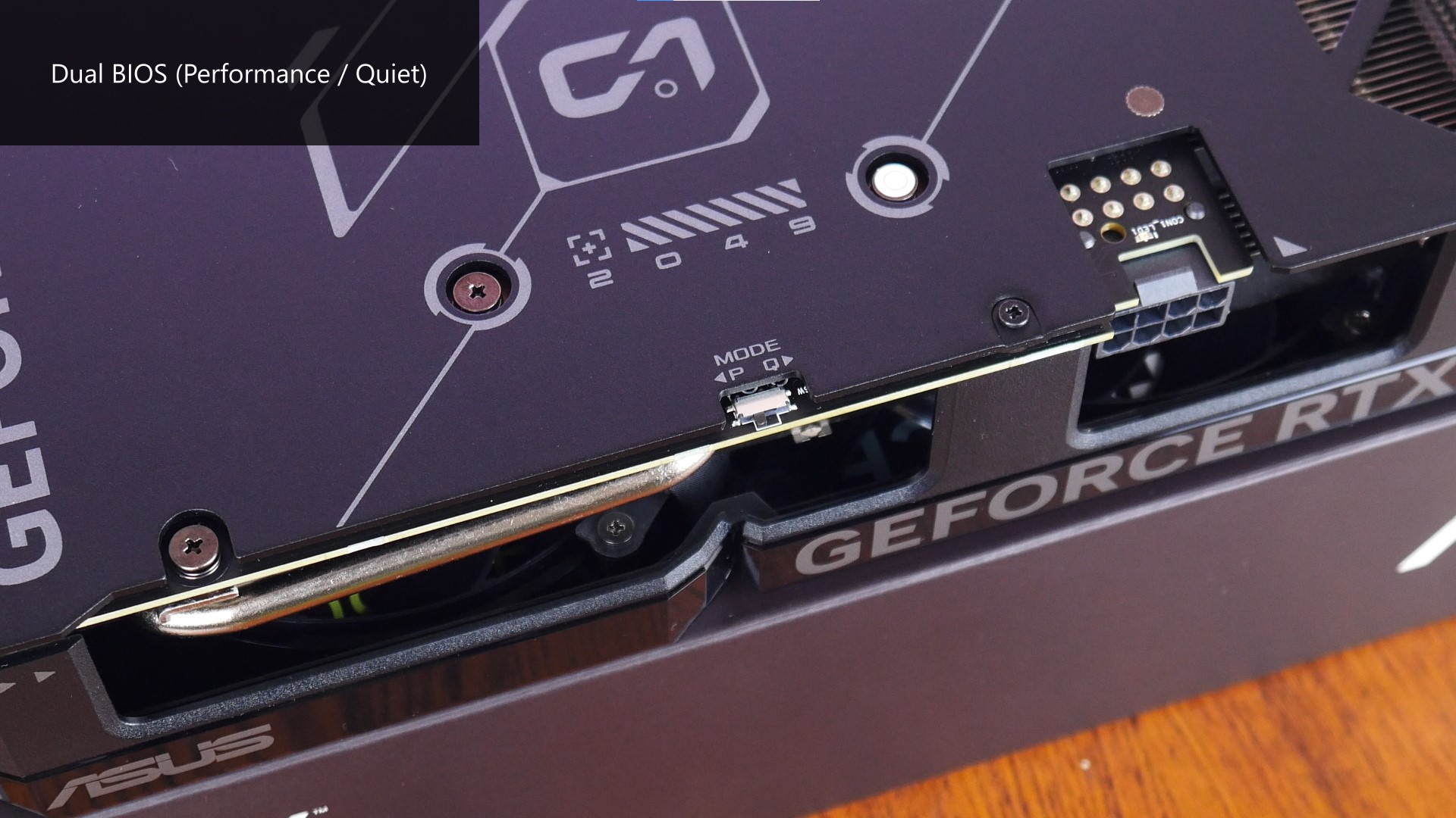 ASUS Dual GeForce RTX 4060 OC Edition 8GB GDDR6 Dual BIOS Switch