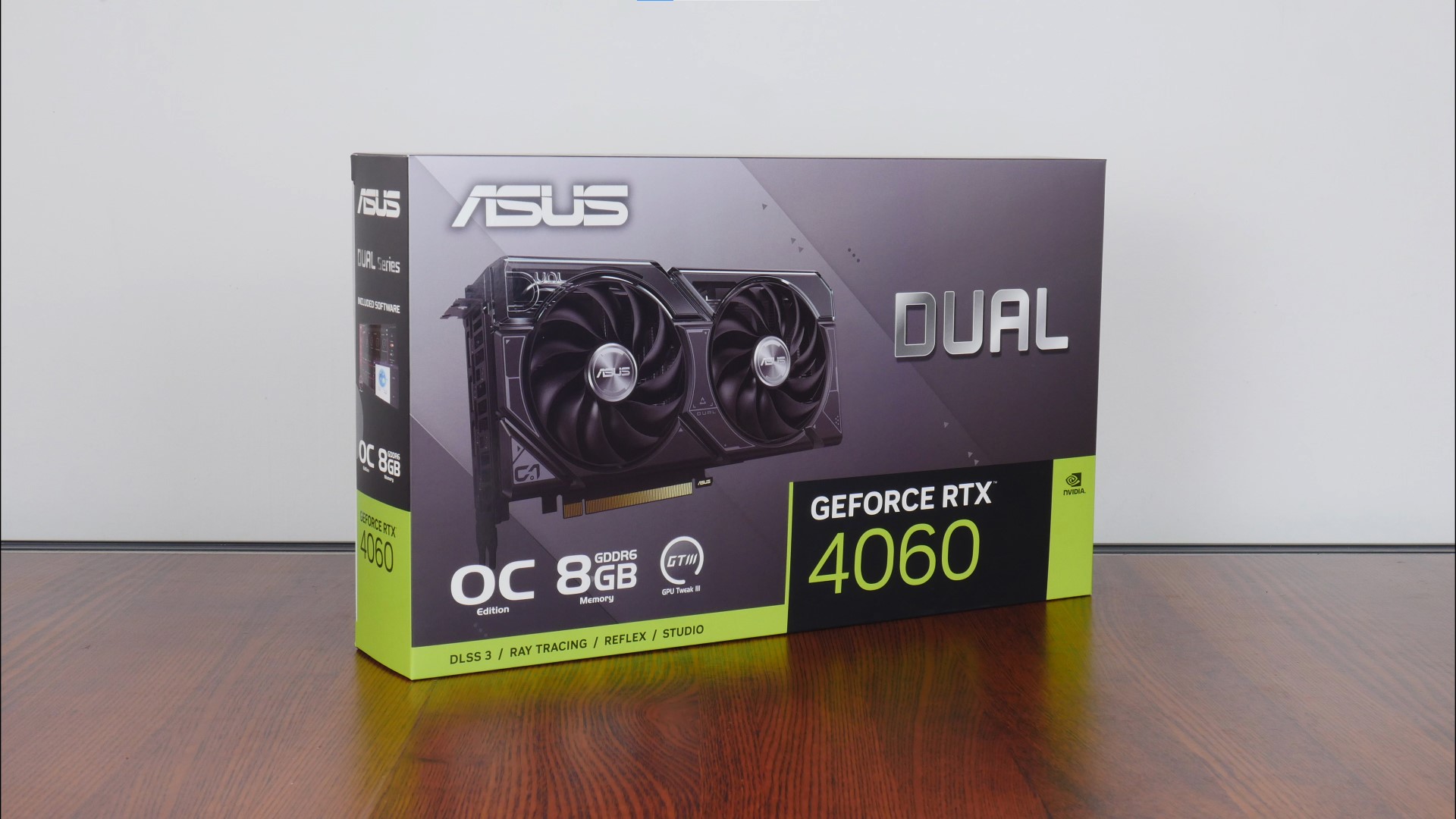ASUS Dual GeForce RTX 4060 OC Edition 8GB GDDR6 Packaging (Front)