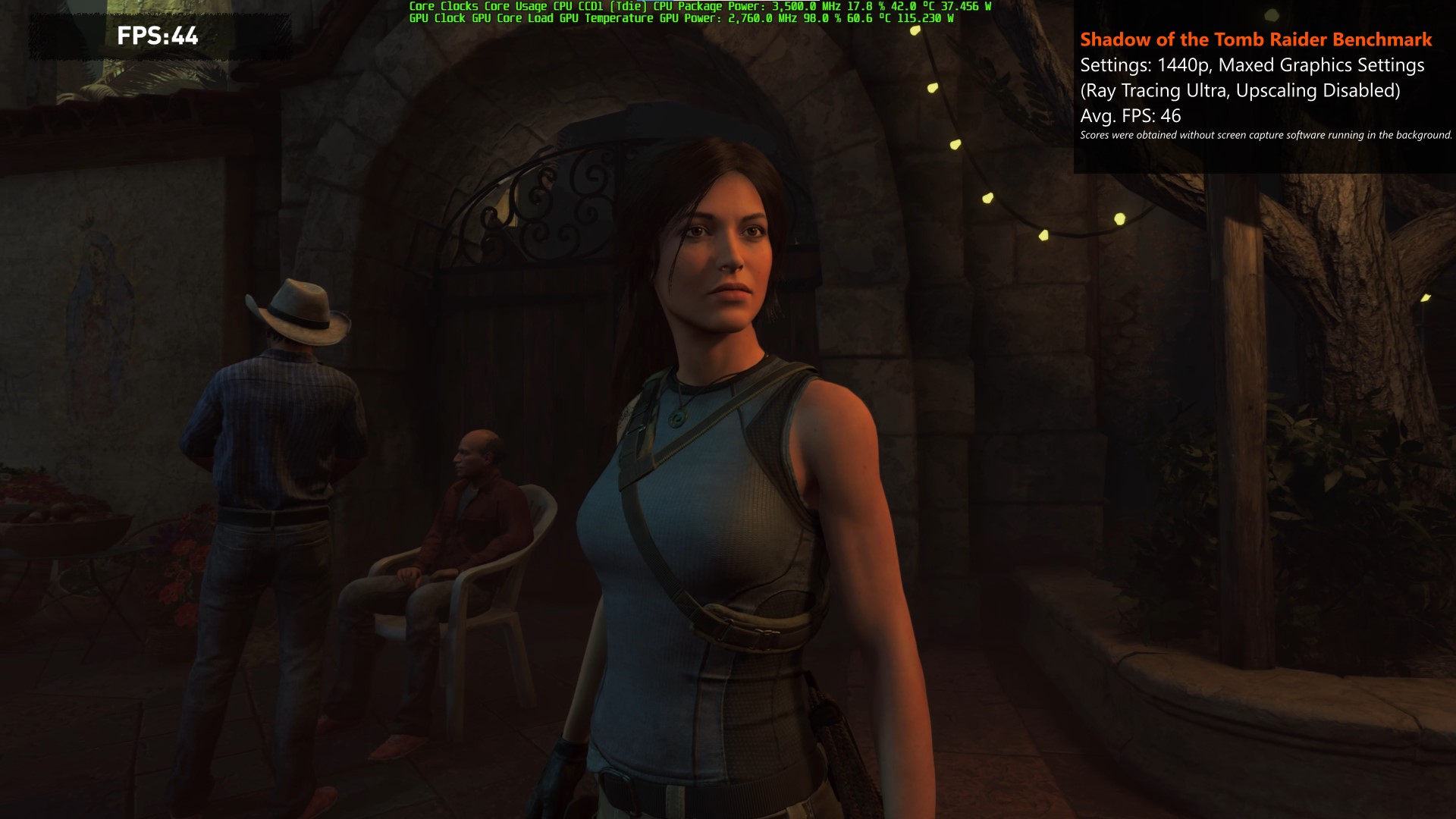 ASUS Dual GeForce RTX 4060 OC Edition 8GB GDDR6 Shadow of the Tomb Raider Benchmark