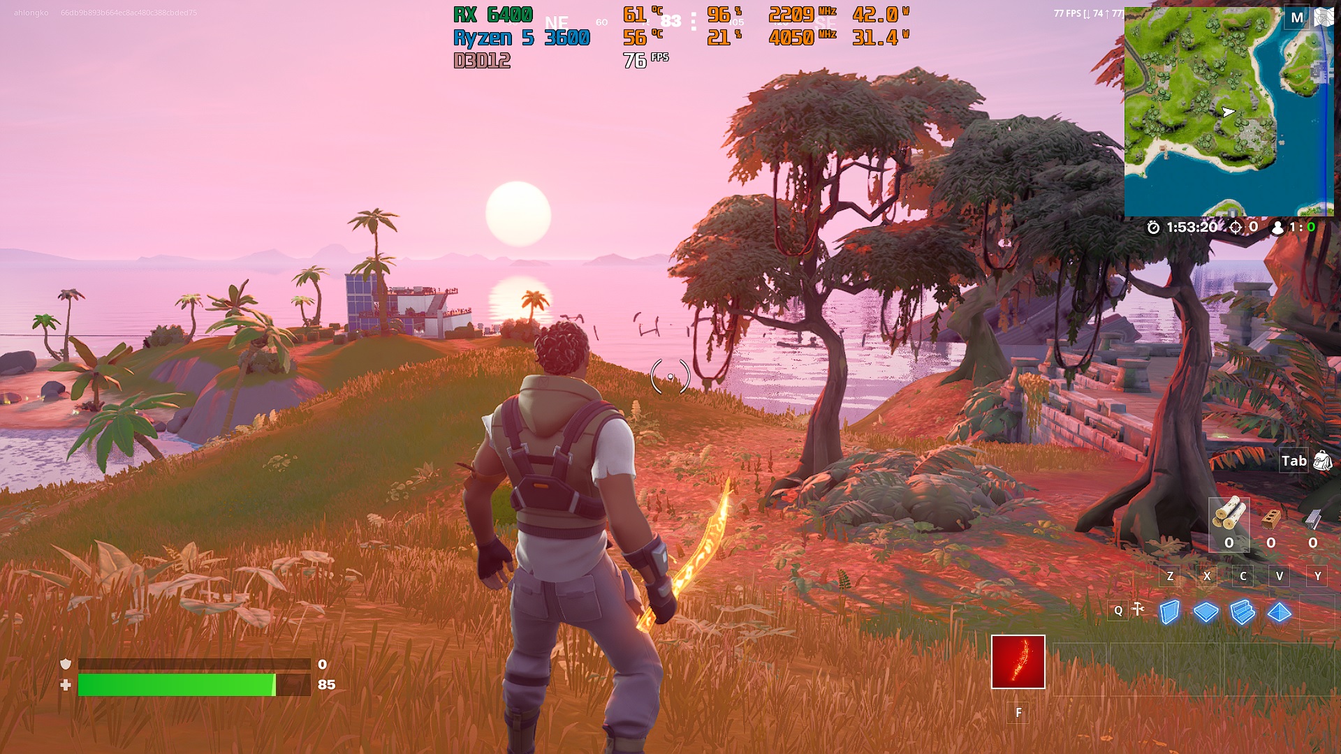 Fortnite (RX 6400)