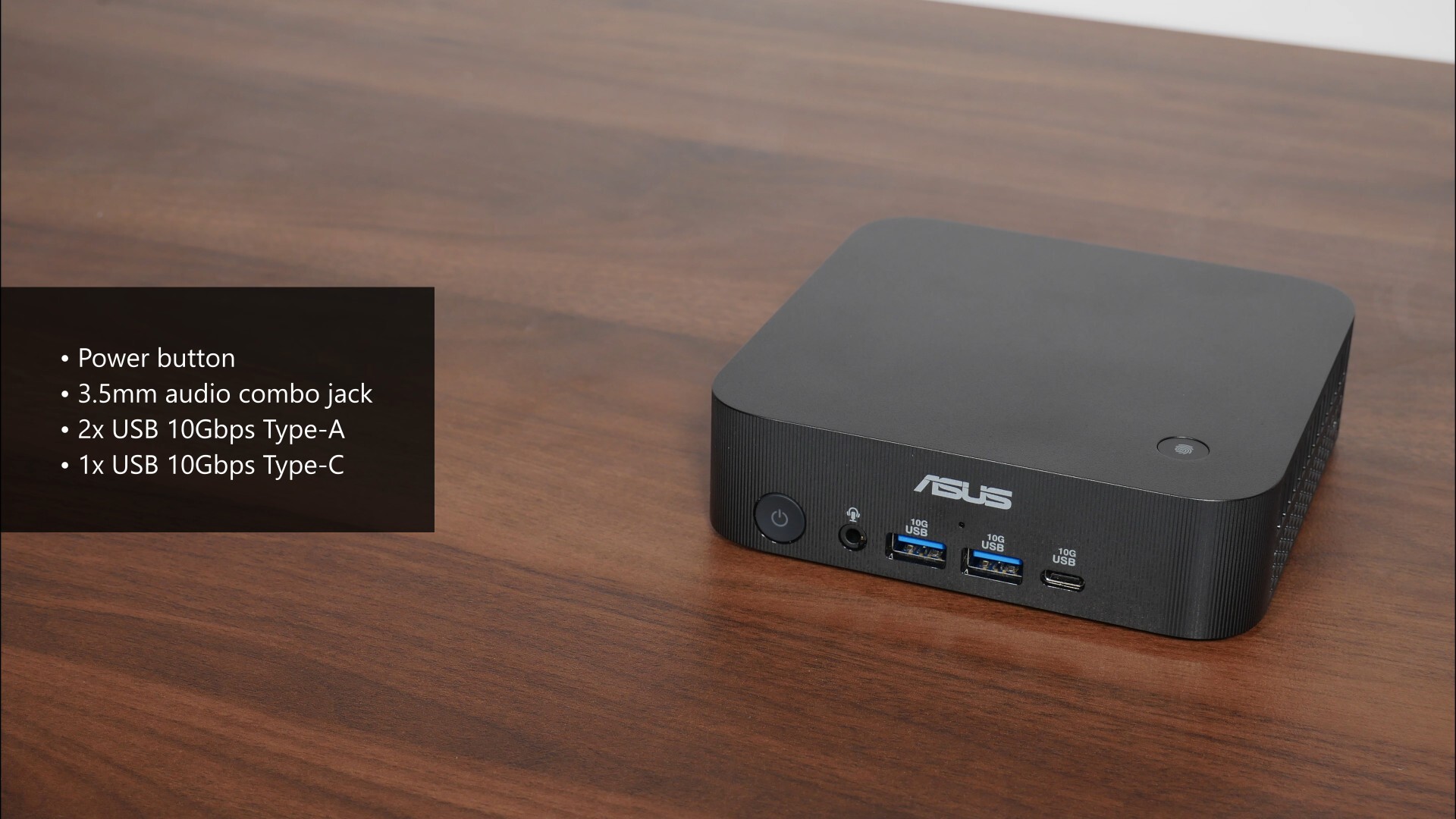 ASUS ExpertCenter PN54-S1 Front IO