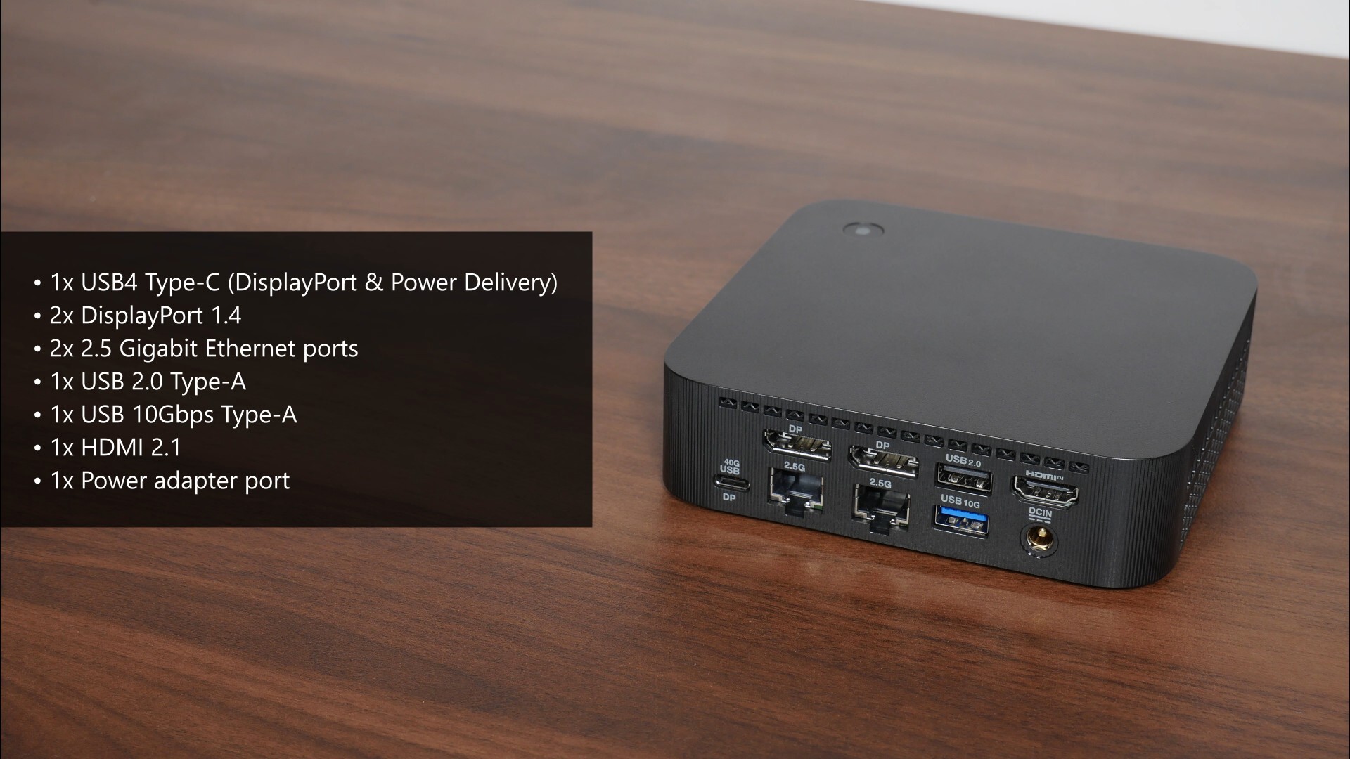 ASUS ExpertCenter PN54-S1 Rear IO