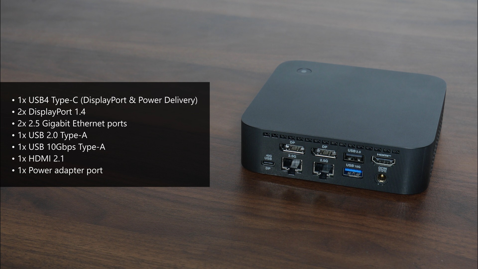 ASUS ExpertCenter PN54 Rear IO