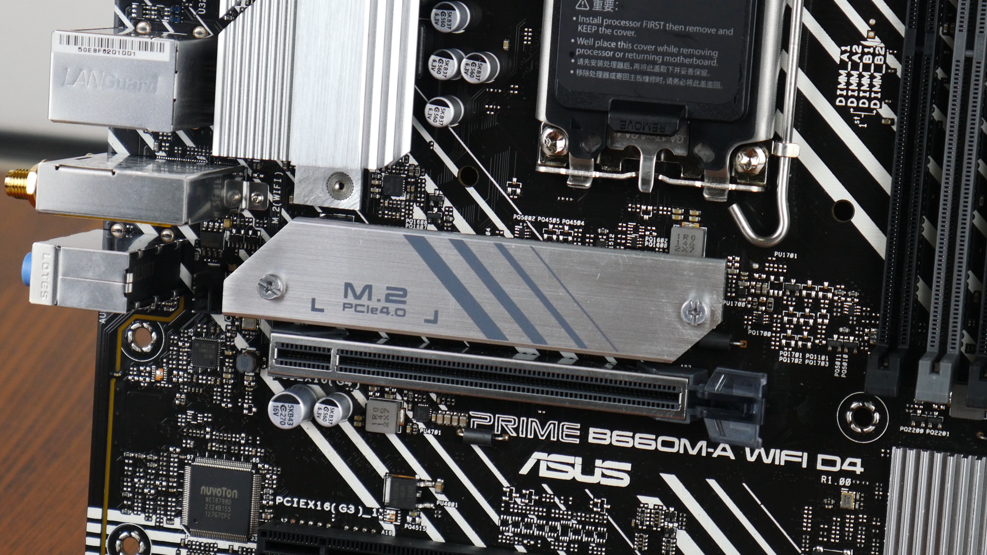 ASUS PRIME B660M-A WIFI D4 M2 Heatsink