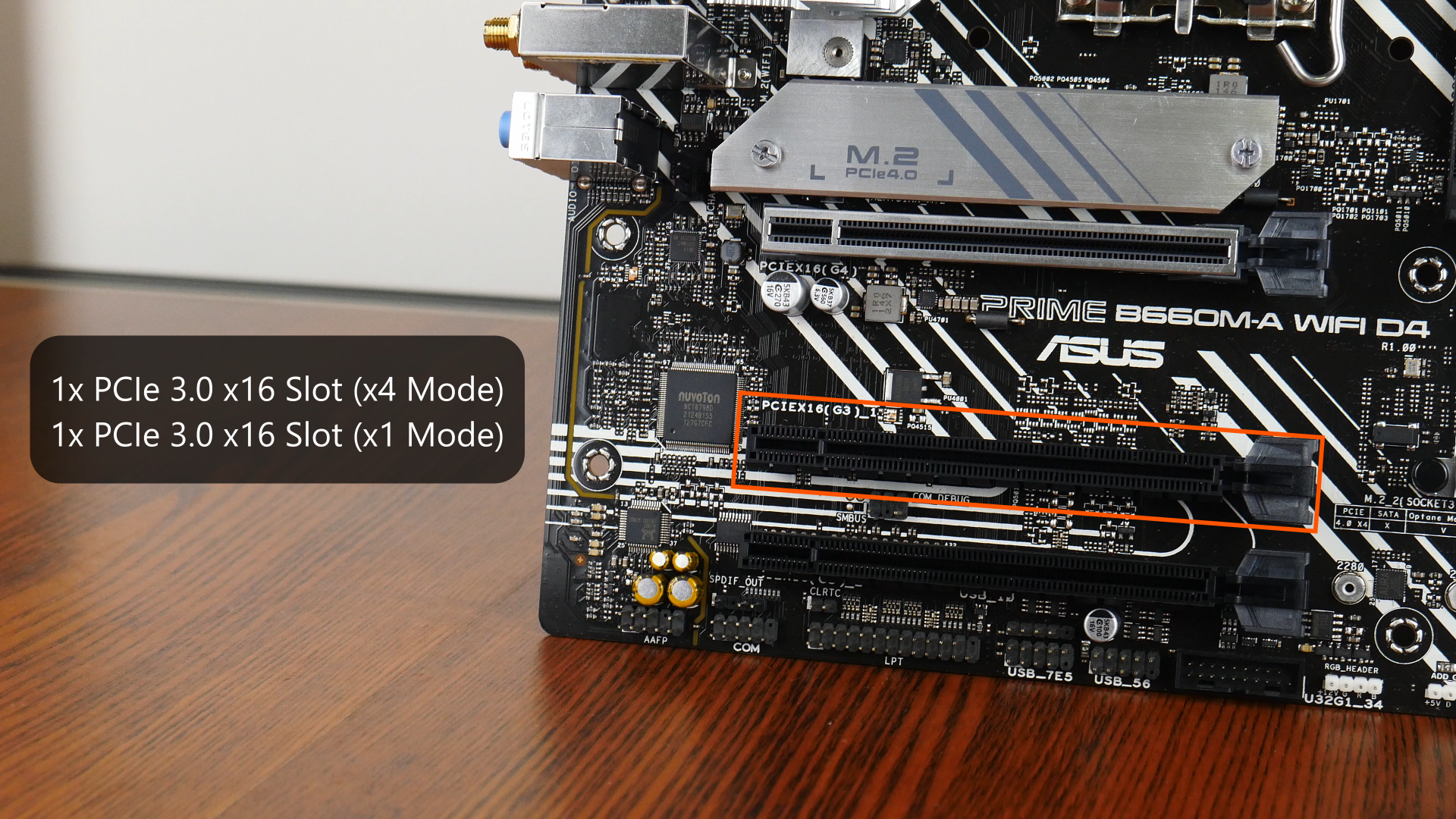 ASUS PRIME B660M-A WIFI D4 PCIe 3.0 x16
