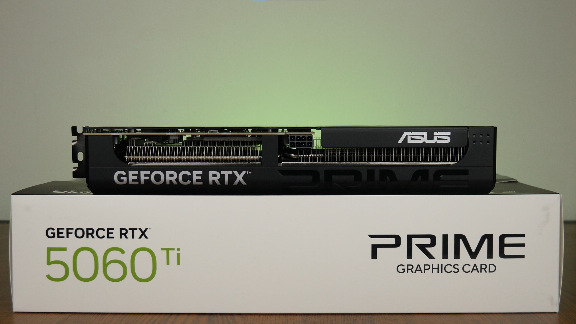 ASUS PRIME GeForce RTX 5060 Ti 16GB GDDR7 OC Edition Aesthetics (Long Edge Top)