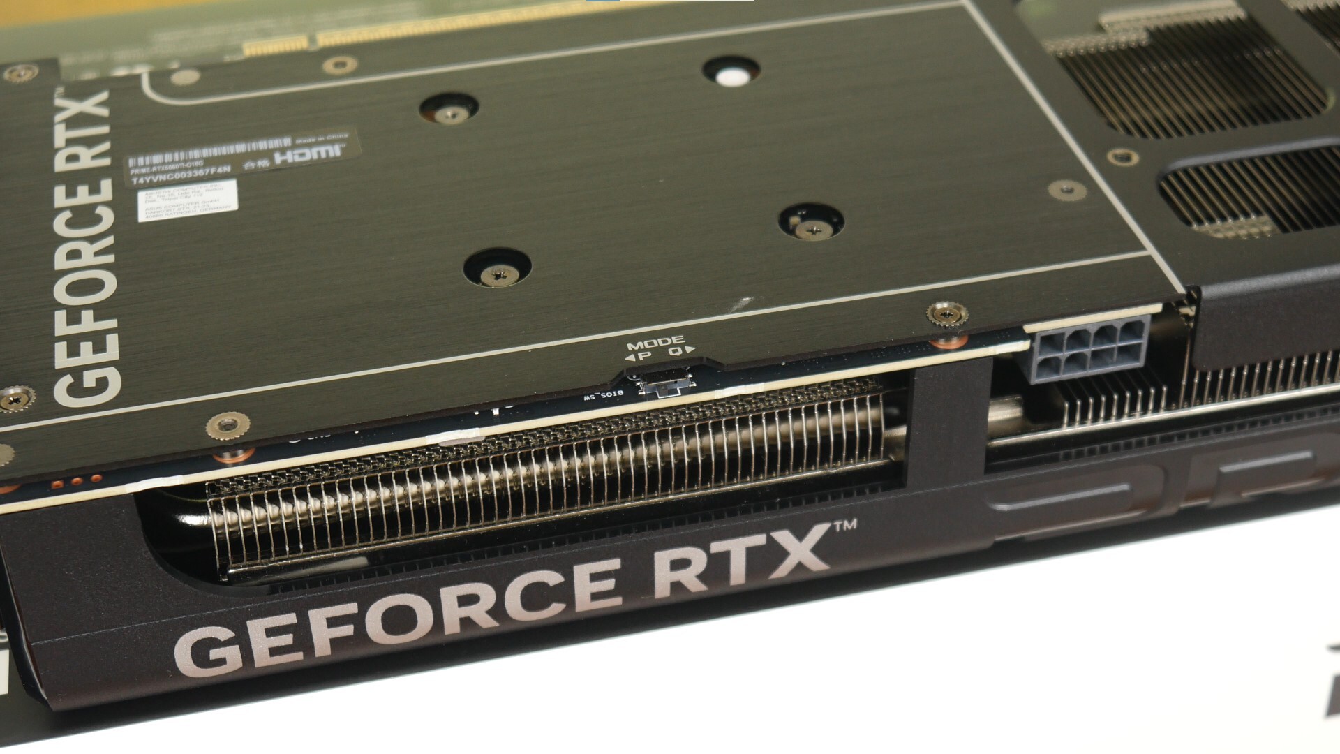ASUS PRIME GeForce RTX 5060 Ti 16GB GDDR7 OC Edition Dual BIOS Switch