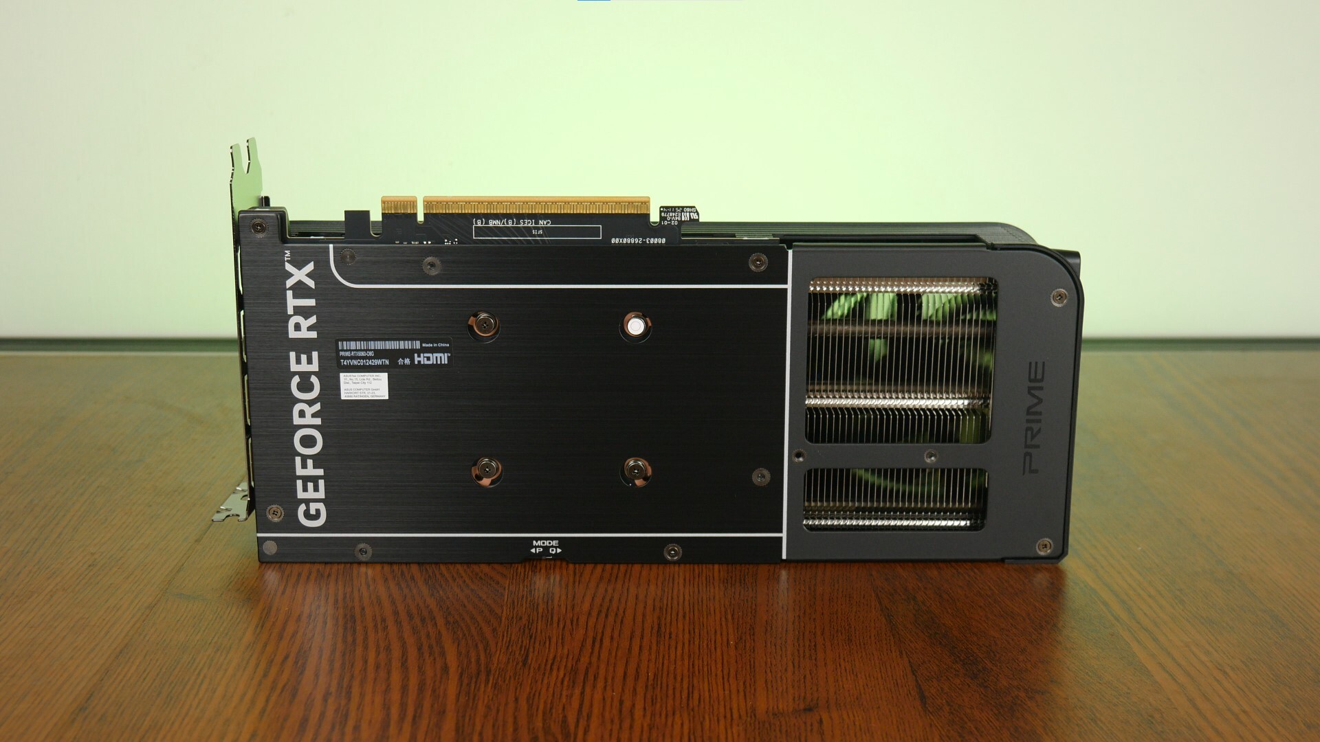 ASUS Prime GeForce RTX 5060 OC Edition 8GB GDDR7 Aesthetics (Rear)