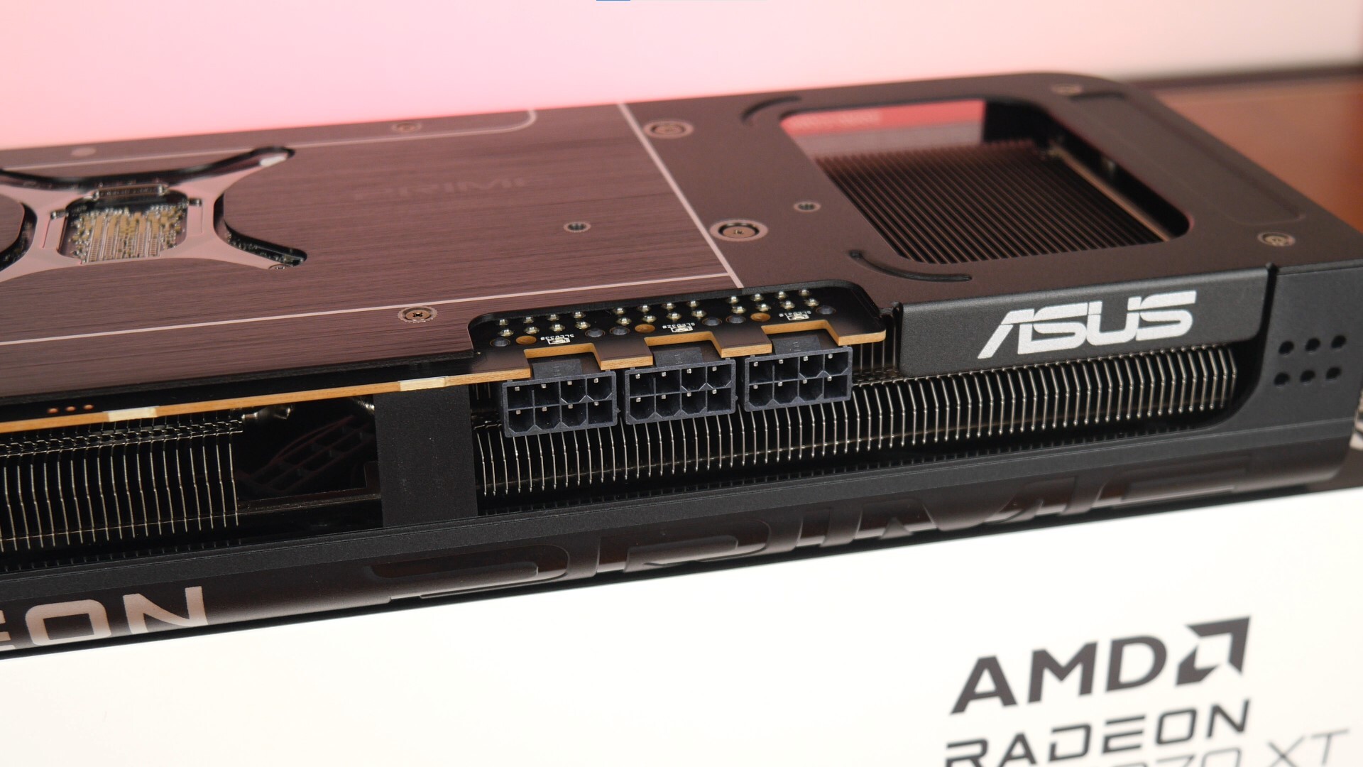 ASUS Prime Radeon RX 9070 XT OC Edition 16GB GDDR6 Power Connectors