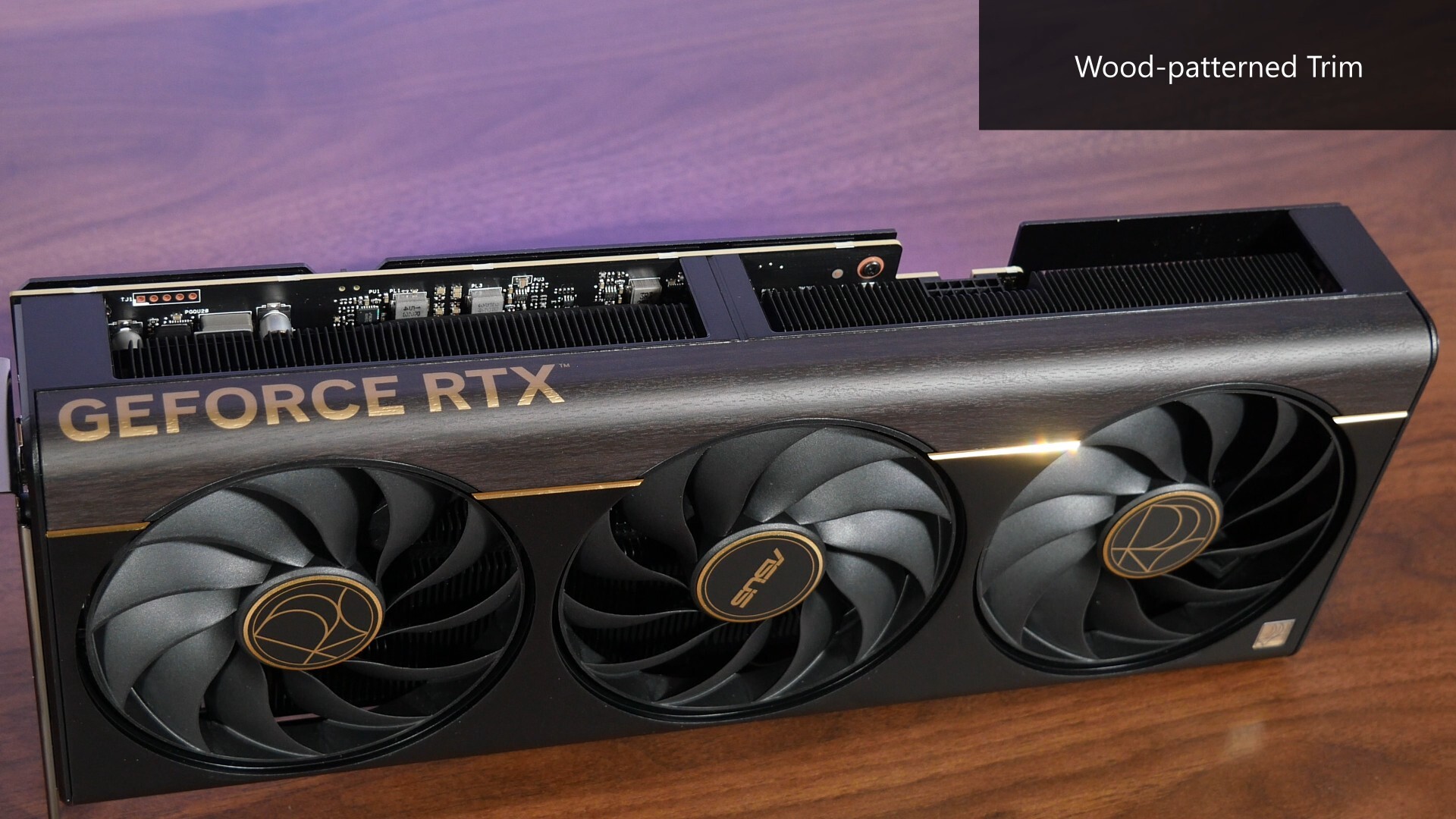 ASUS ProArt GeForce RTX 5080 16GB GDDR7 OC Edition Aesthetic Wood Accents (1)