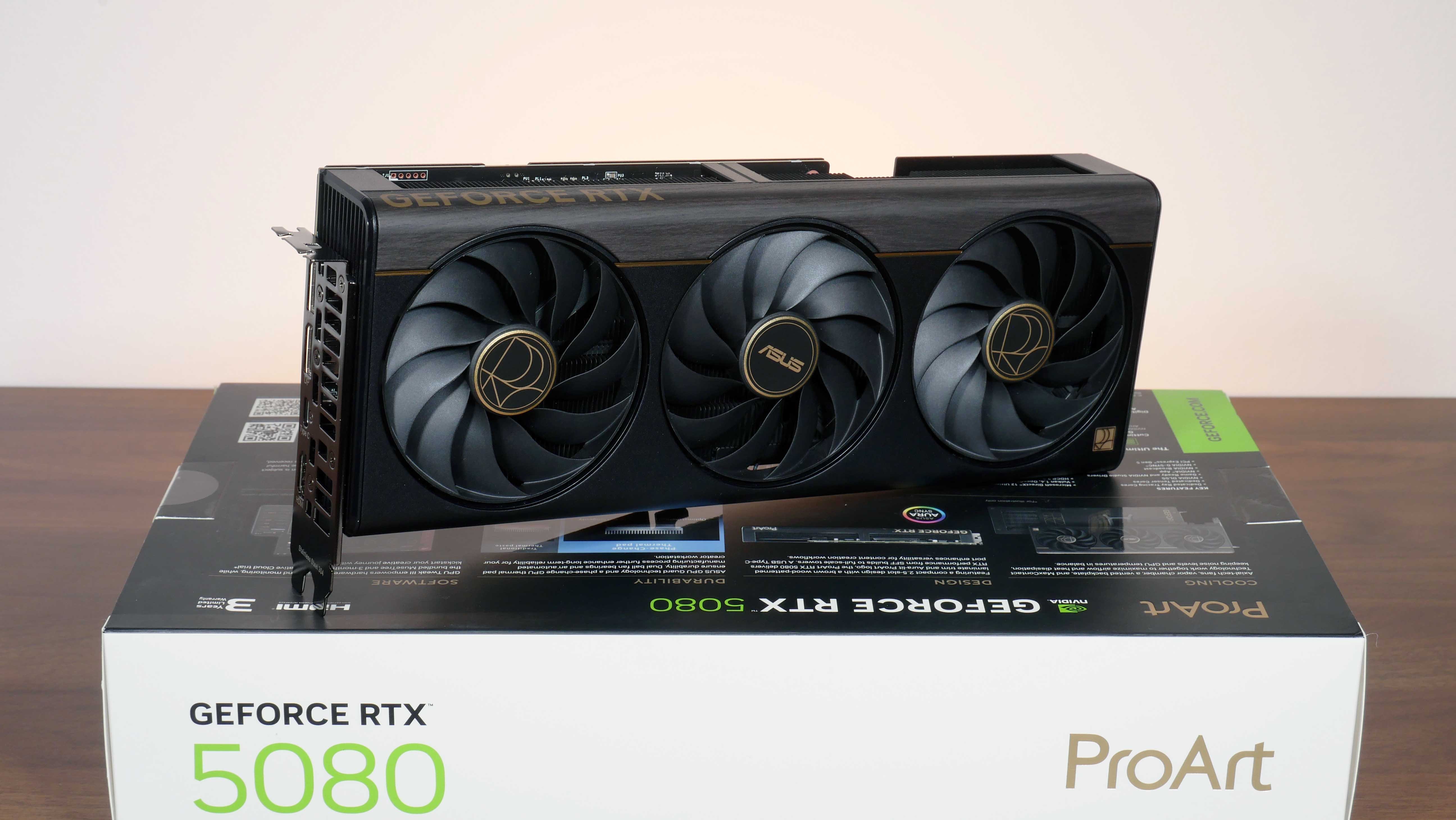 ASUS ProArt GeForce RTX 5080 16GB GDDR7 OC Edition Featured Image