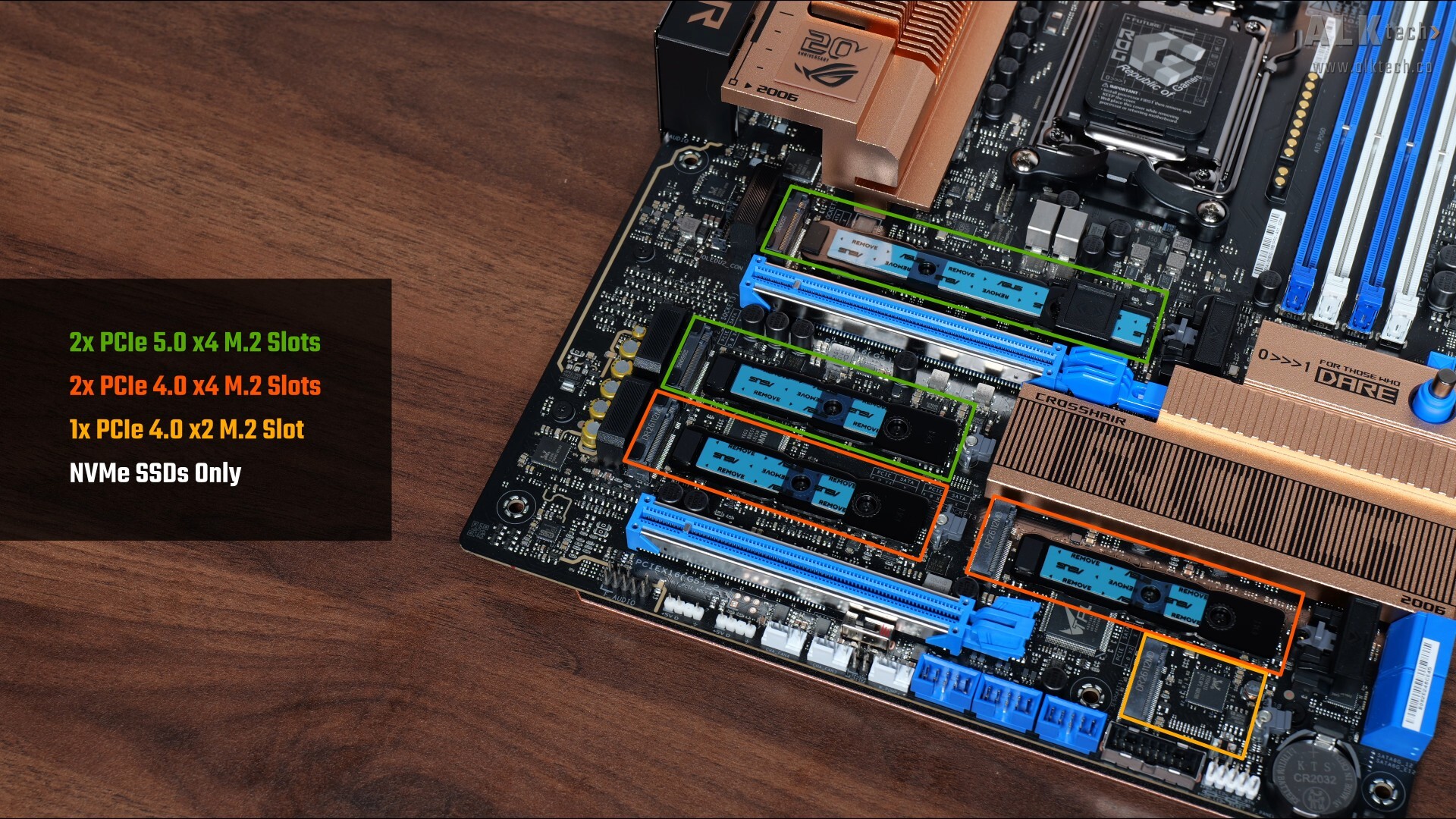 ASUS ROG CROSSHAIR 2006 M.2 Slots