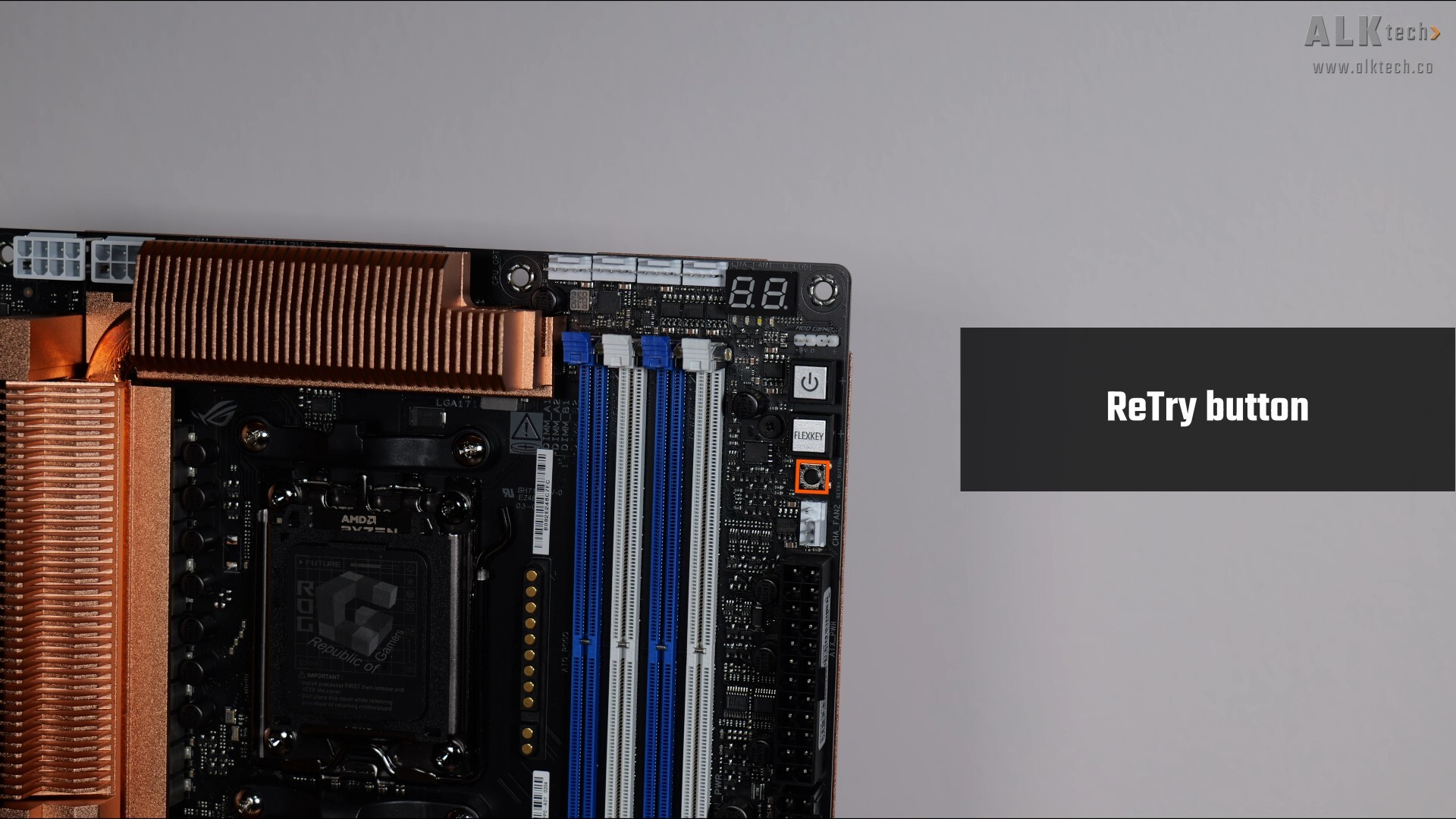 ASUS ROG CROSSHAIR 2006 ReTry Button