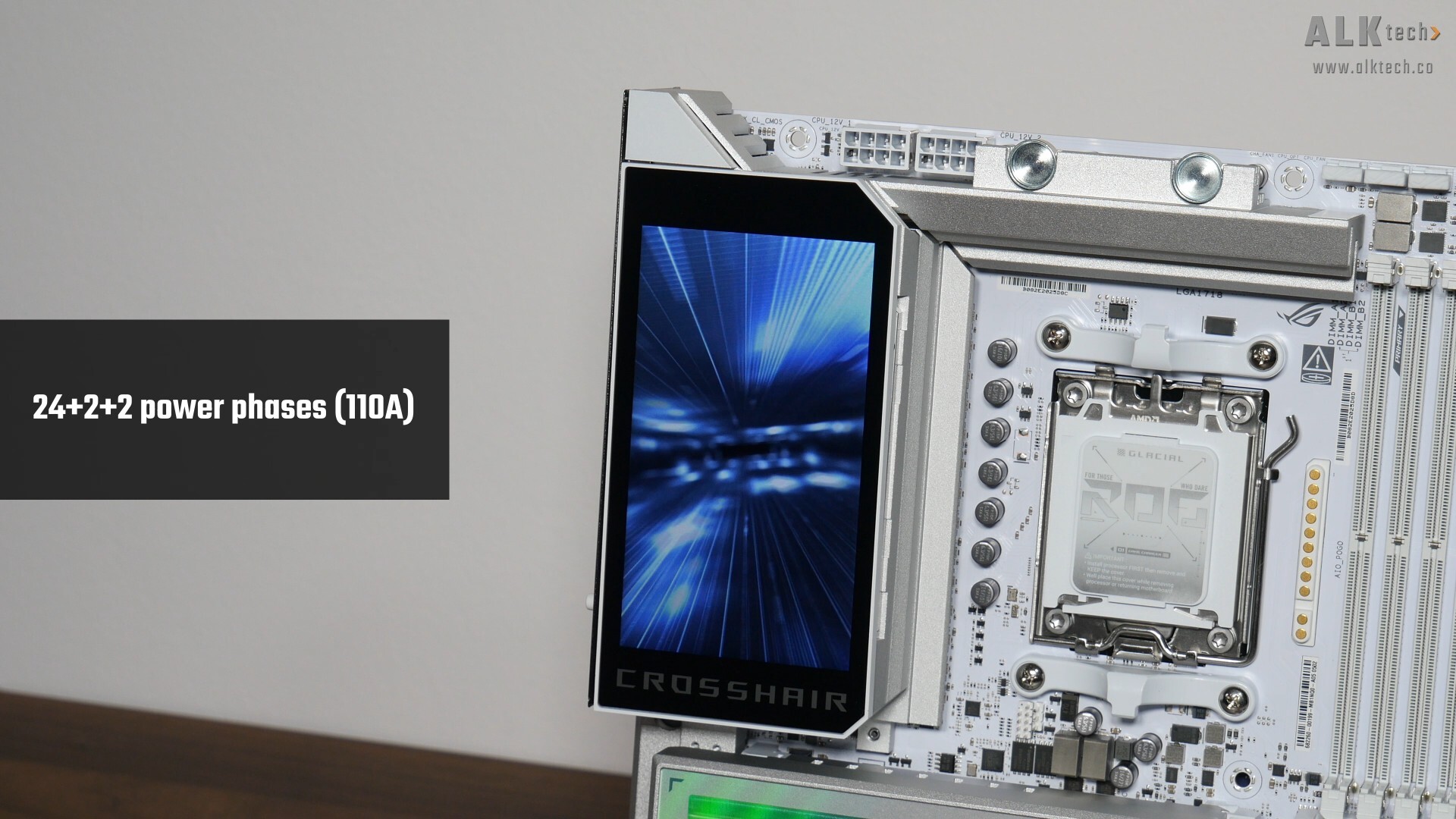  ASUS ROG CROSSHAIR X870E GLACIAL VRM