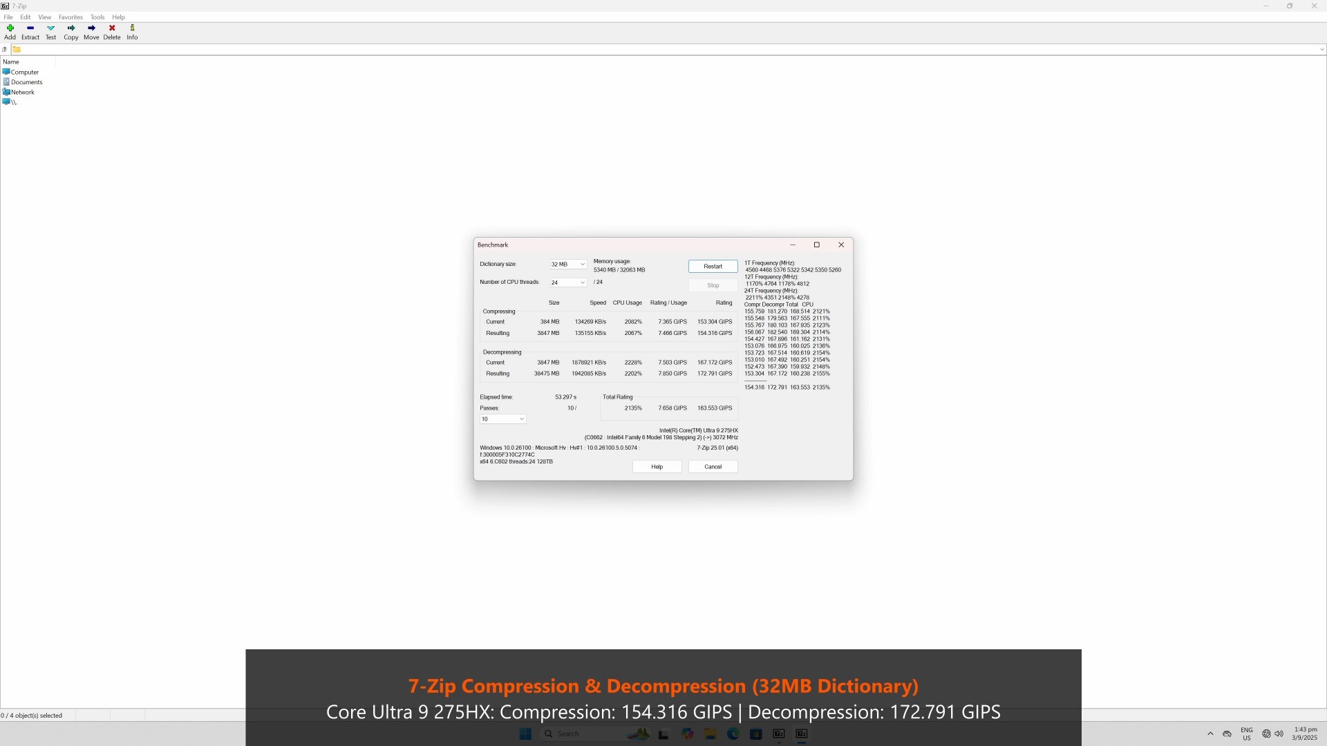 ASUS ROG NUC (2025) 7-Zip Compression & Decompression