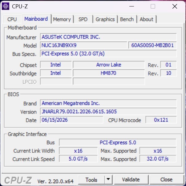 ASUS ROG NUC 16 CPU-Z (2)