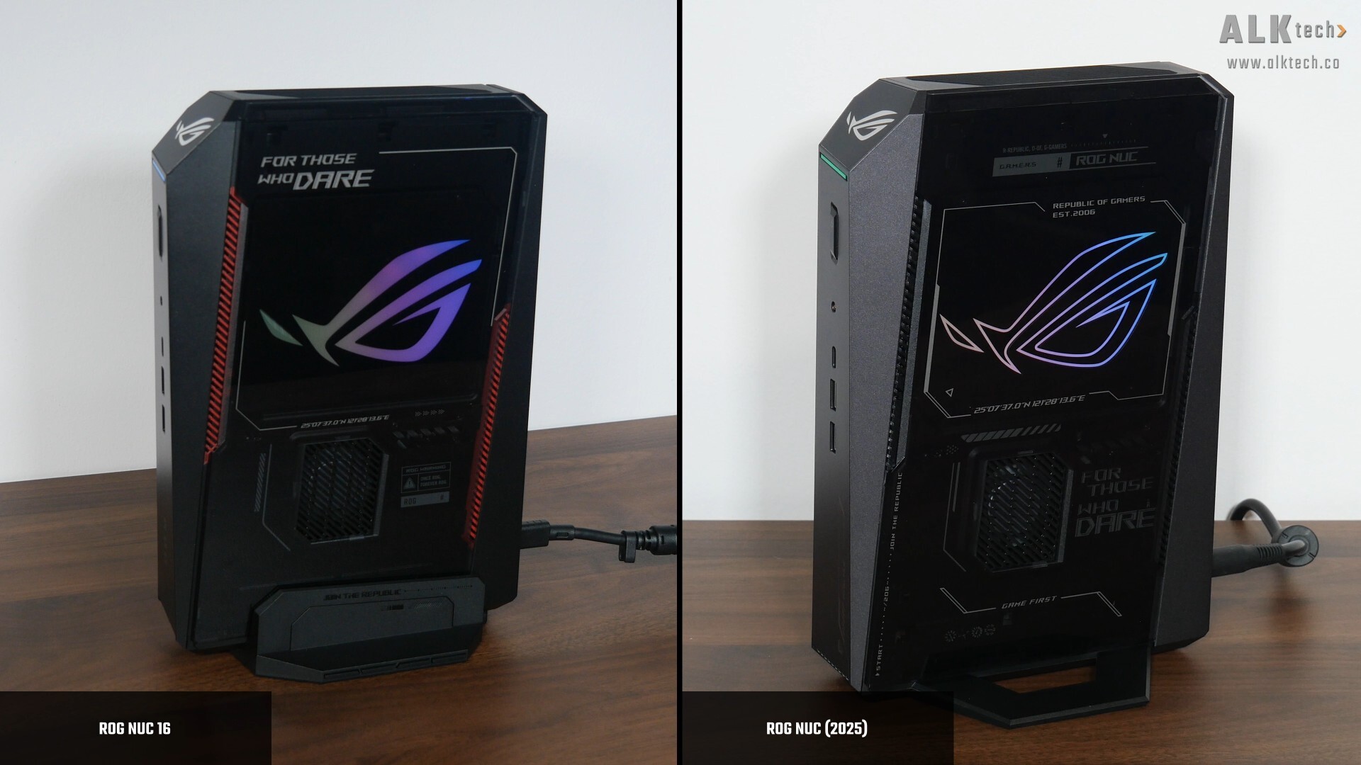 ROG NUC 2025 vs ROG NUC 16