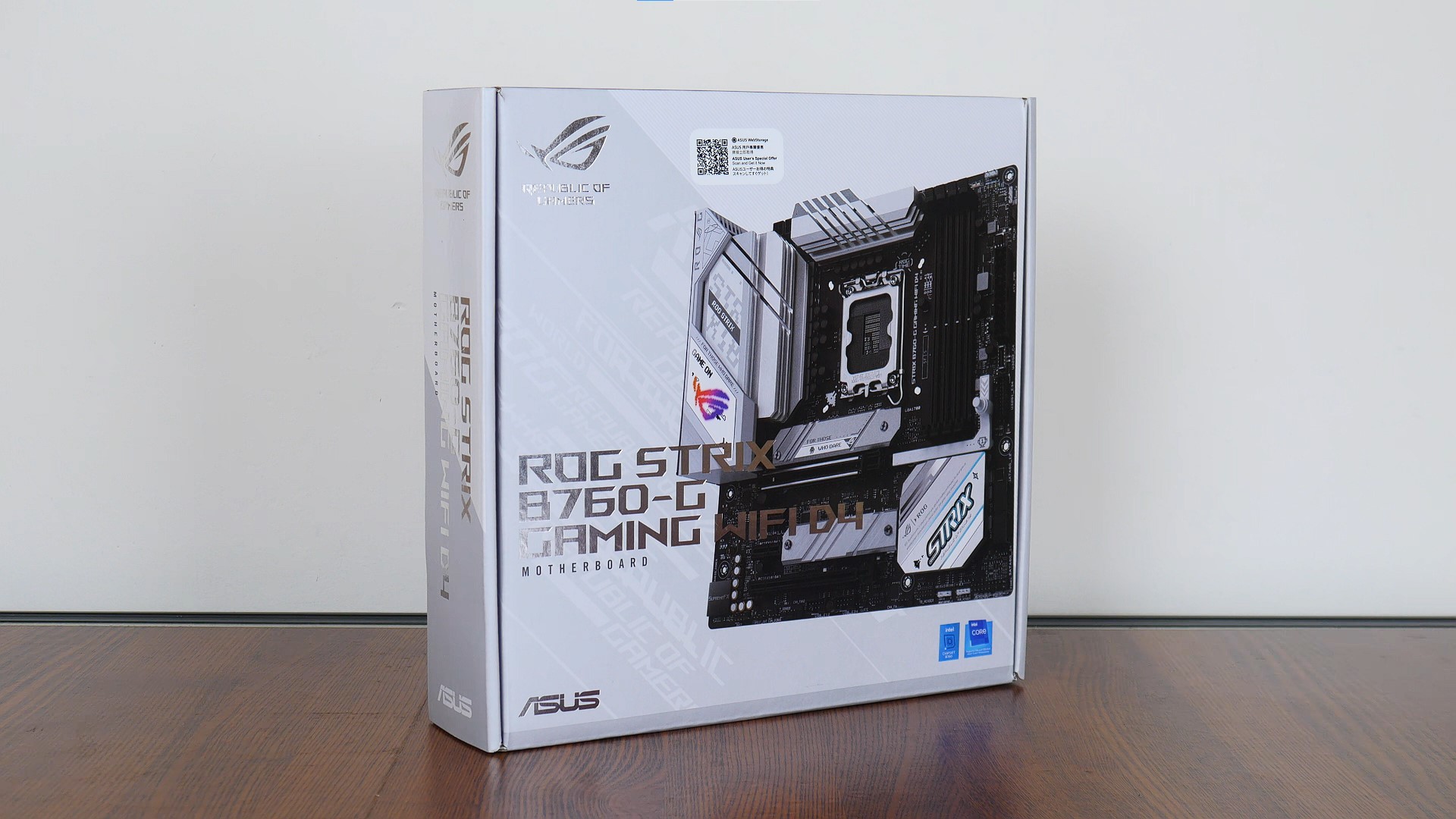 ASUS ROG STRIX B760-G GAMING WIFI D4 Packaging (Front)