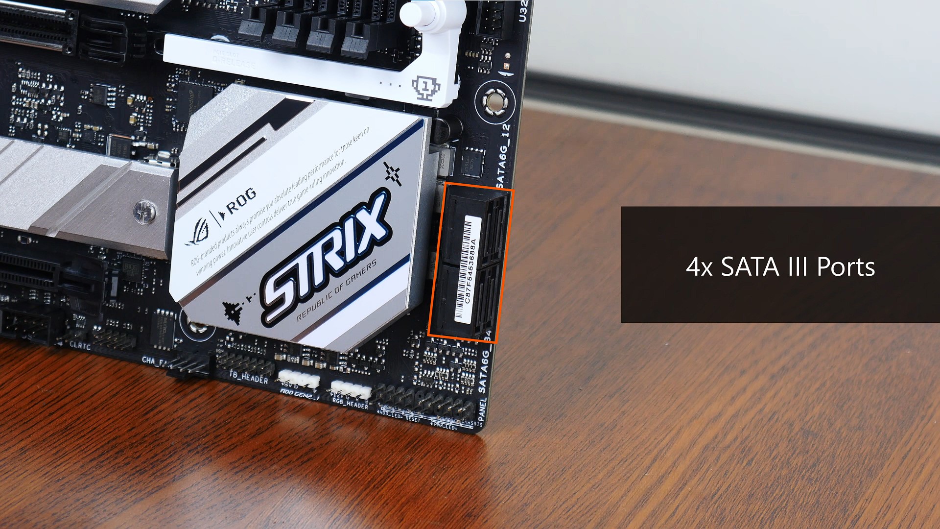 ASUS ROG STRIX B760-G GAMING WIFI D4 SATA Ports