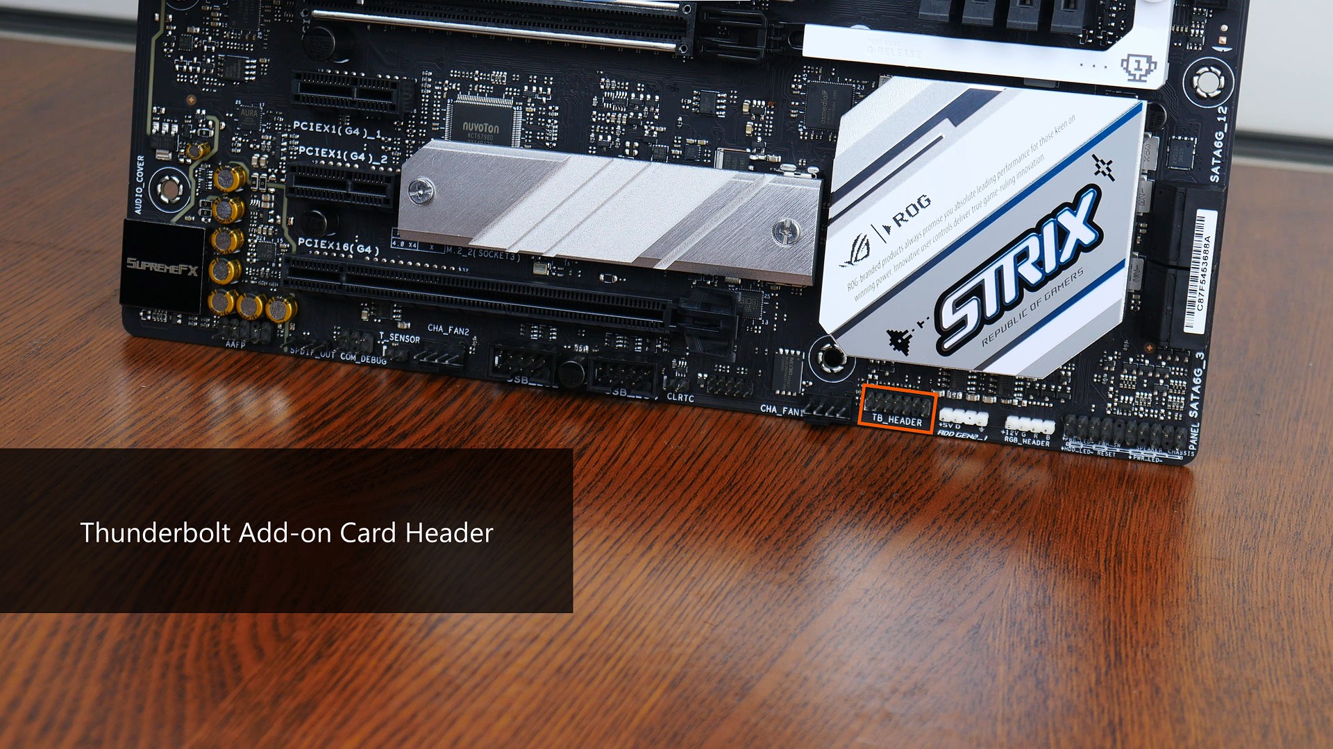 ASUS ROG STRIX B760-G GAMING WIFI D4 Thunderbolt Header