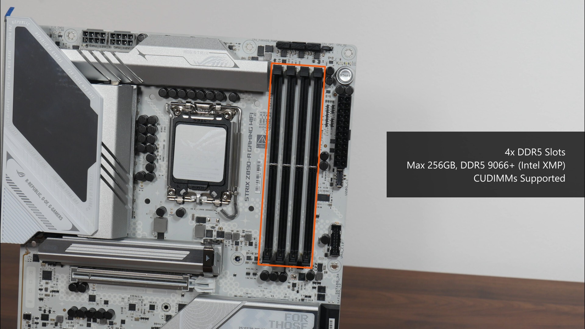 ASUS ROG STRIX Z890-A GAMING WIFI Memory Support