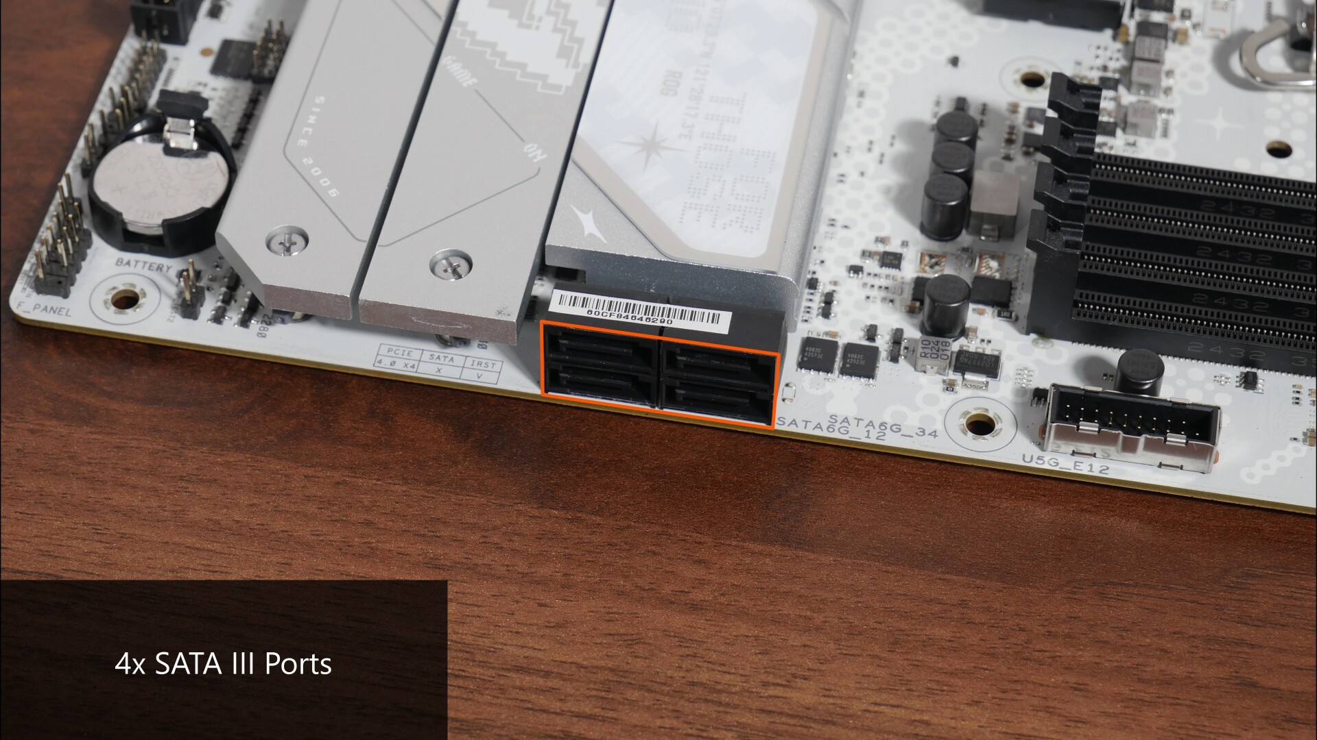 ASUS ROG STRIX Z890-A GAMING WIFI SATA Ports