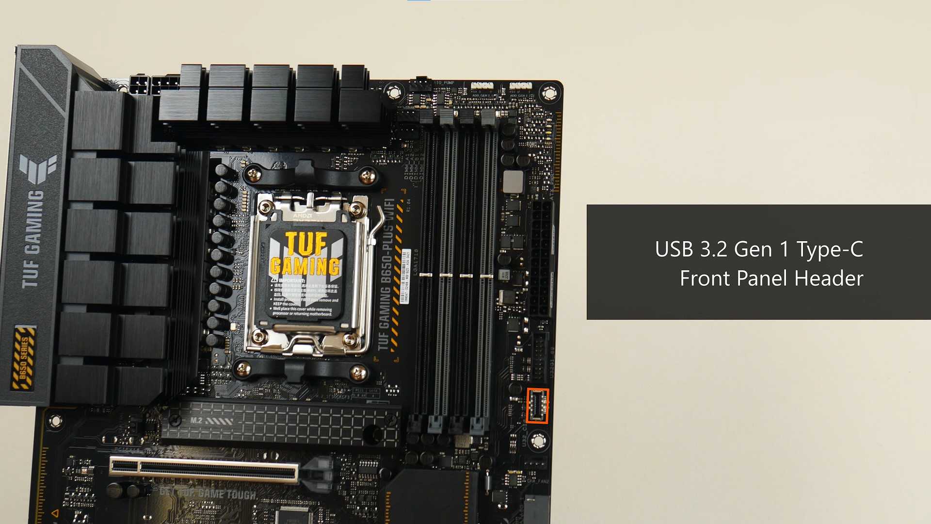 ASUS TUF Gaming B650-PLUS WIFI FP USB 3.2 Gen 1 Type-C
