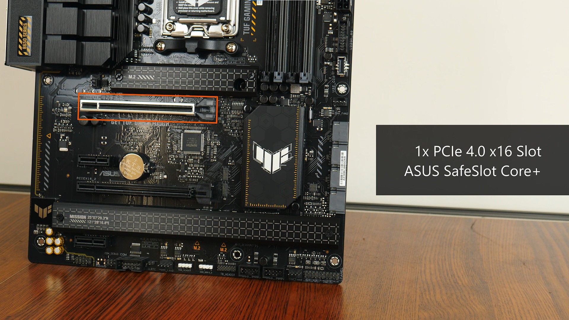 ASUS TUF Gaming B650-PLUS WIFI PCIe 4.0 x16 Slot