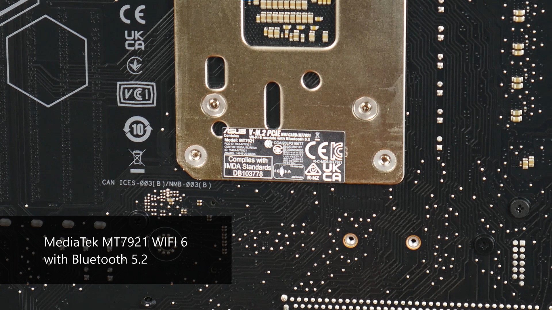 ASUS TUF Gaming B650-PLUS WIFI Wireless Module