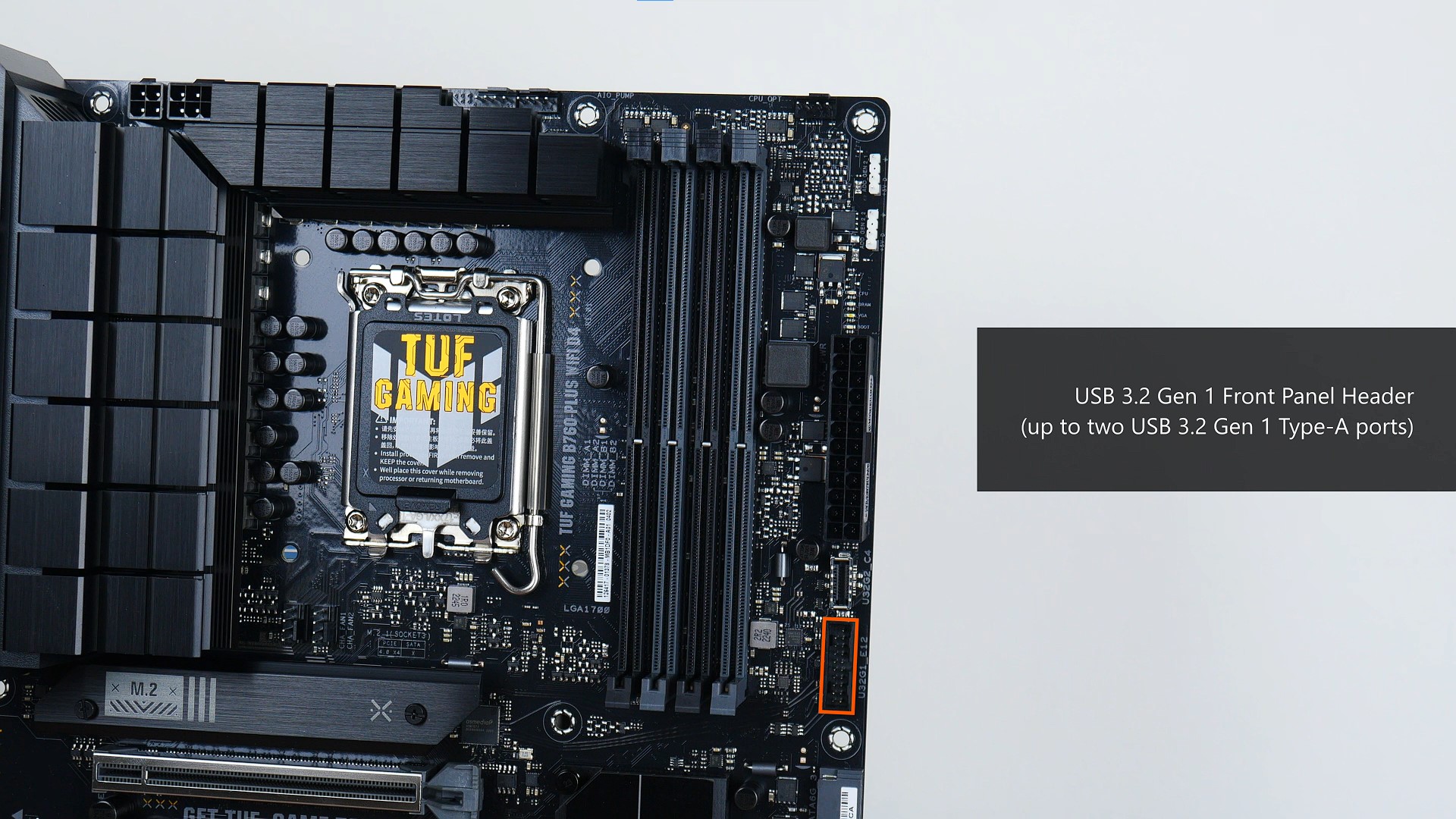 ASUS TUF GAMING B760-PLUS WIFI D4 FP USB 3.2 Gen 1 Type-A