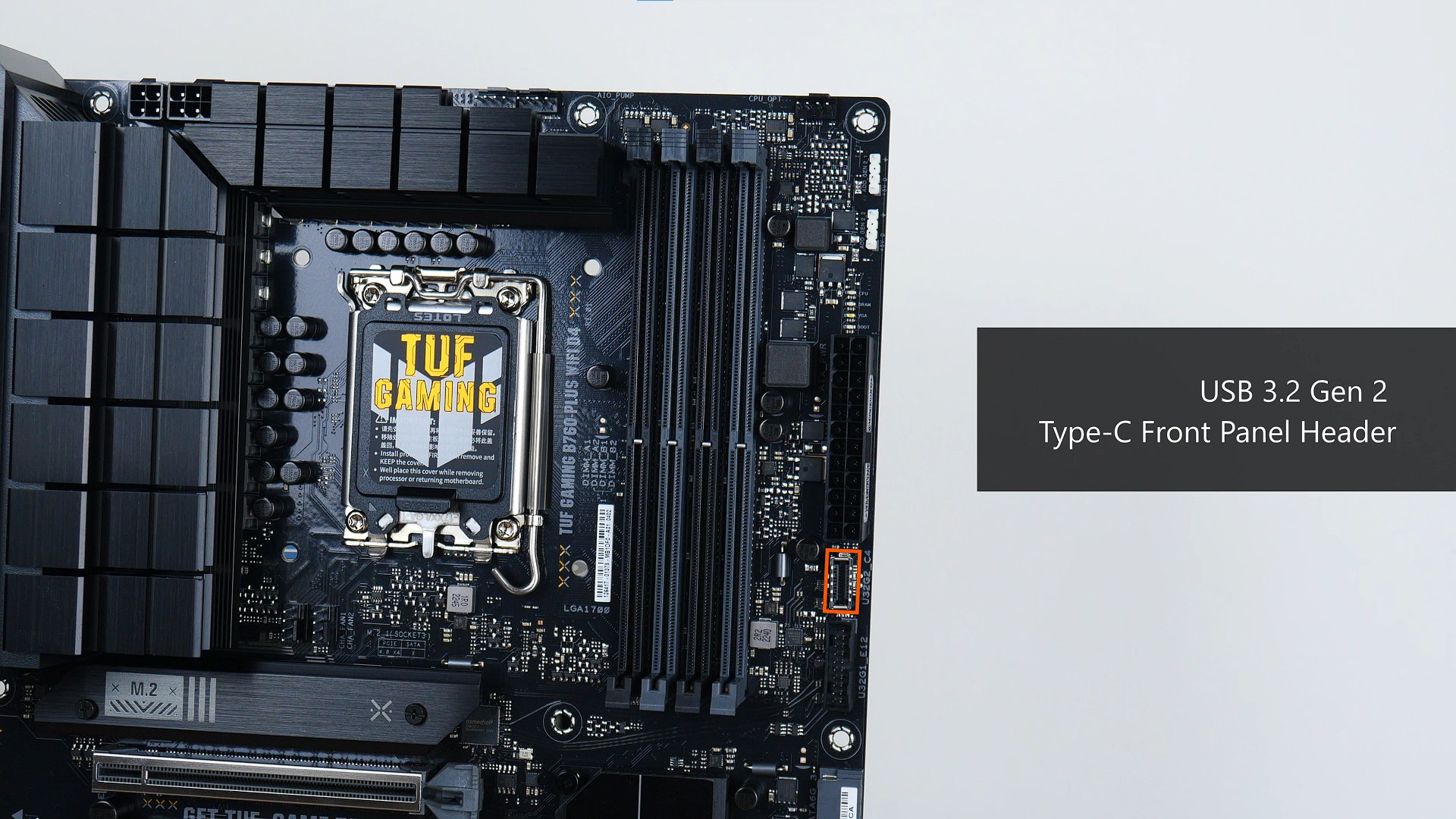 ASUS TUF GAMING B760-PLUS WIFI D4 FP USB 3.2 Gen 2 Type-C