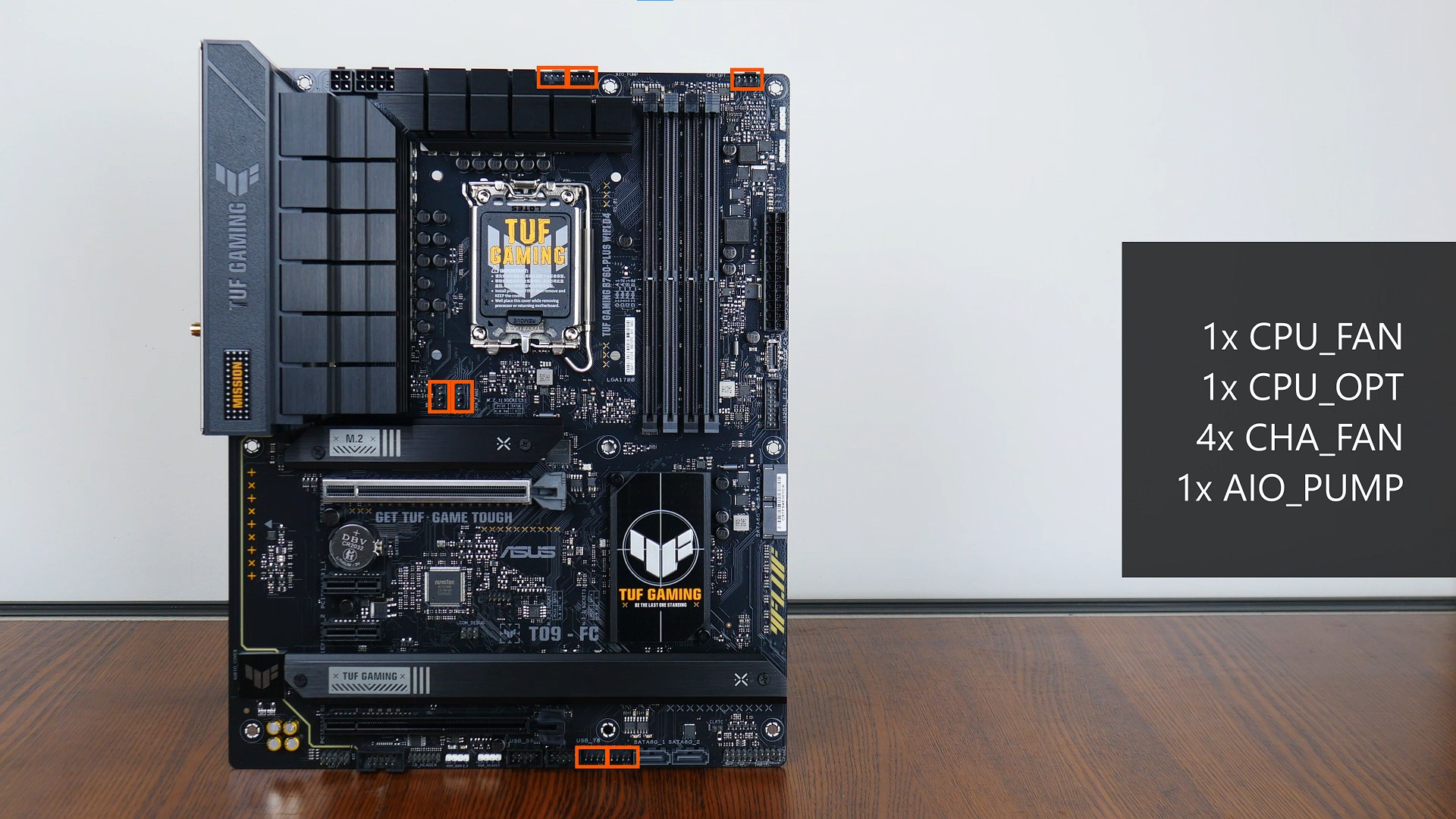 ASUS TUF GAMING B760-PLUS WIFI D4 Fan Headers