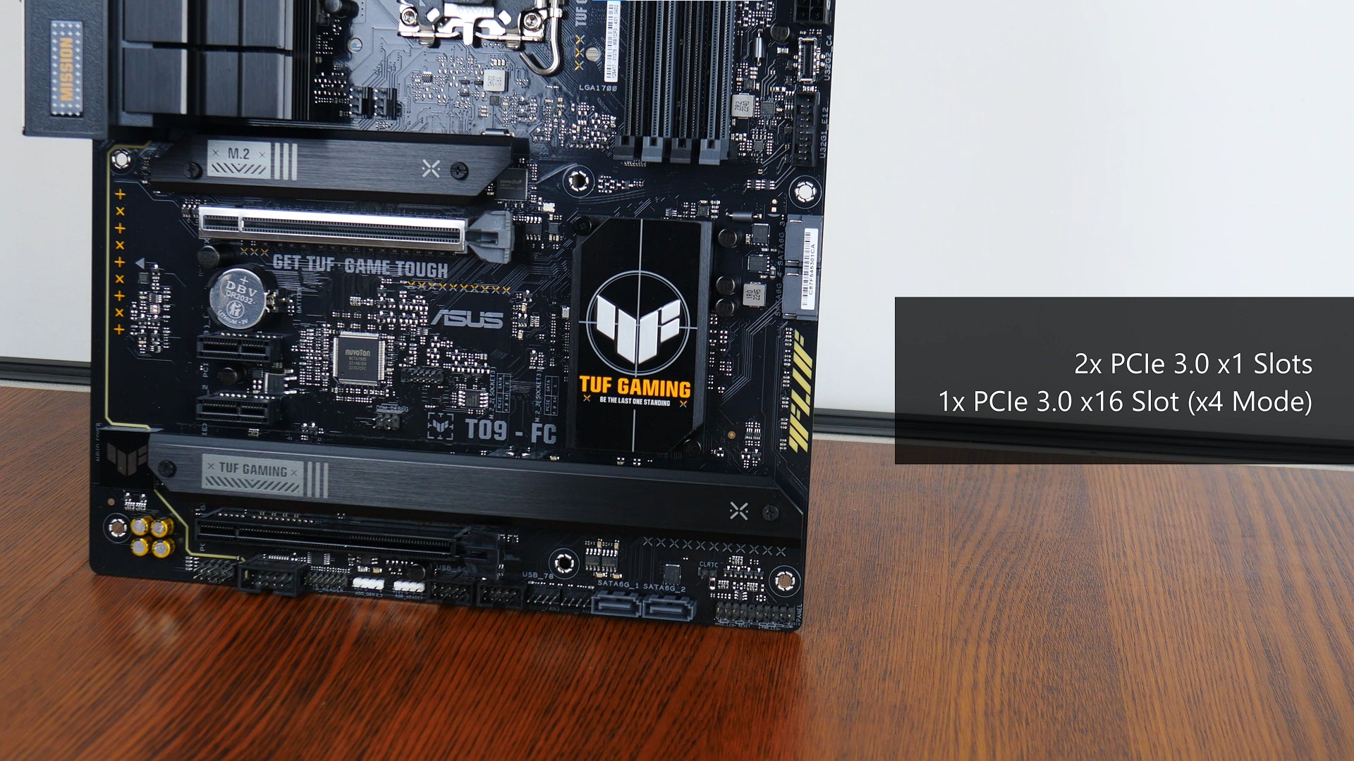 ASUS TUF GAMING B760-PLUS WIFI D4 PCIe 3.0 Slots
