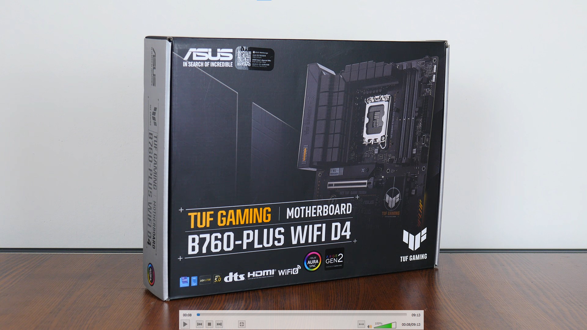 ASUS TUF GAMING B760-PLUS WIFI D4 Packaging (Front)