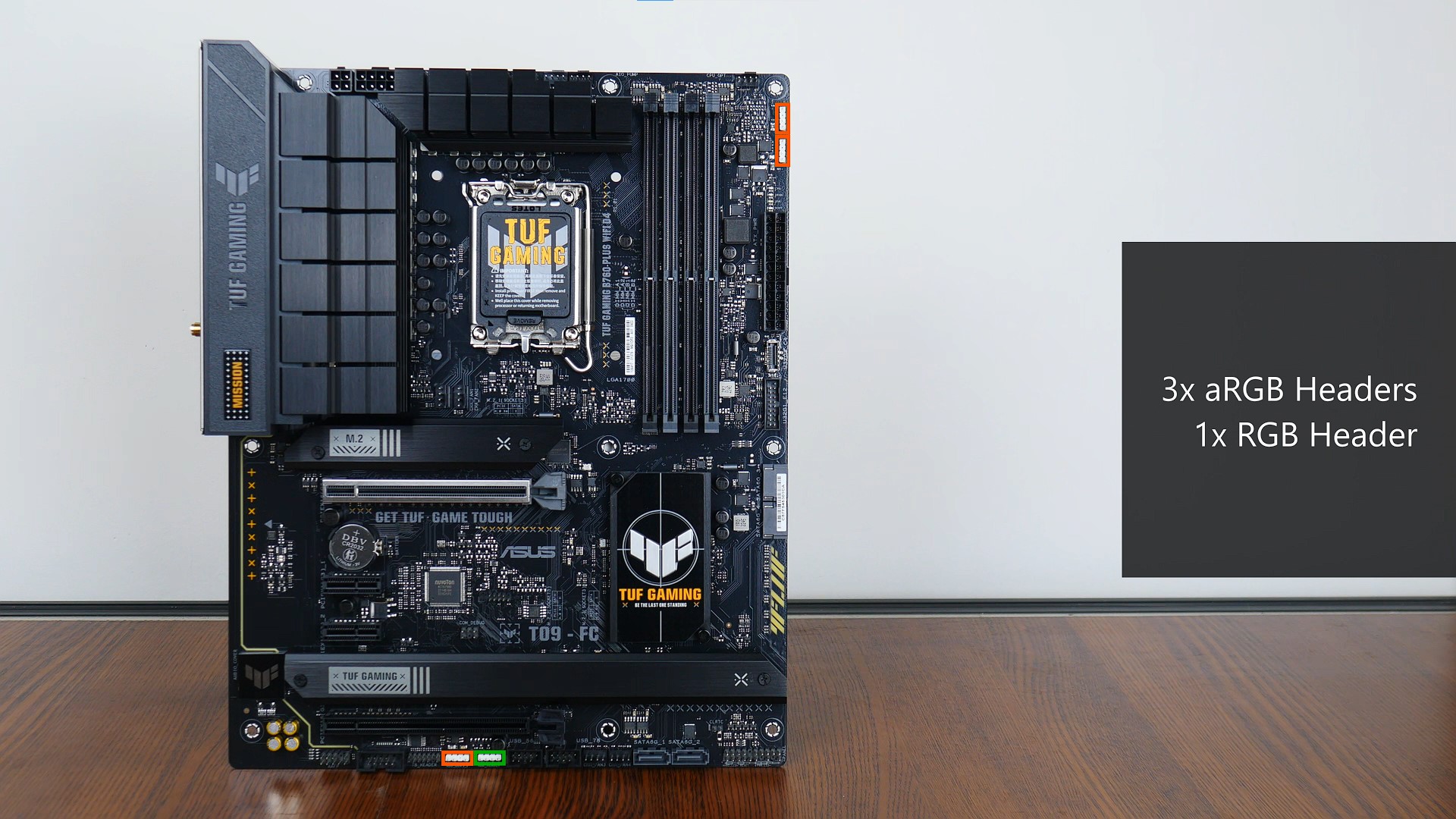 ASUS TUF GAMING B760-PLUS WIFI D4 RGB Headers