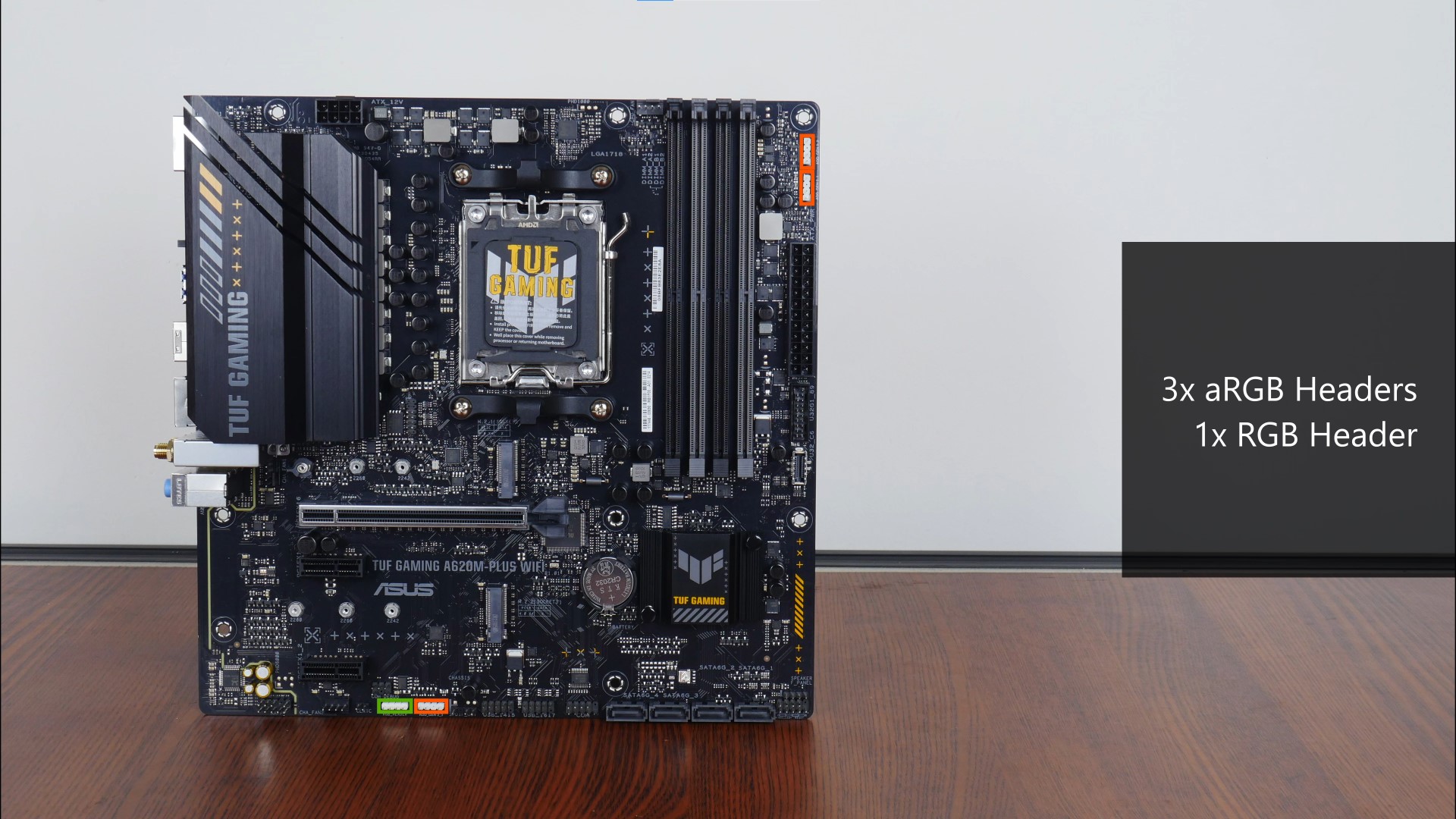 ASUS TUF Gaming A620M-PLUS WIFI RGB Headers