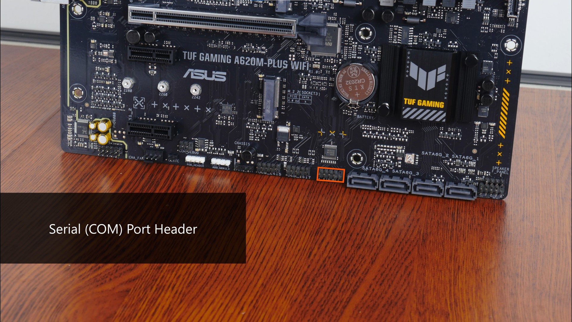 ASUS TUF Gaming A620M-PLUS WIFI Serial Port Header