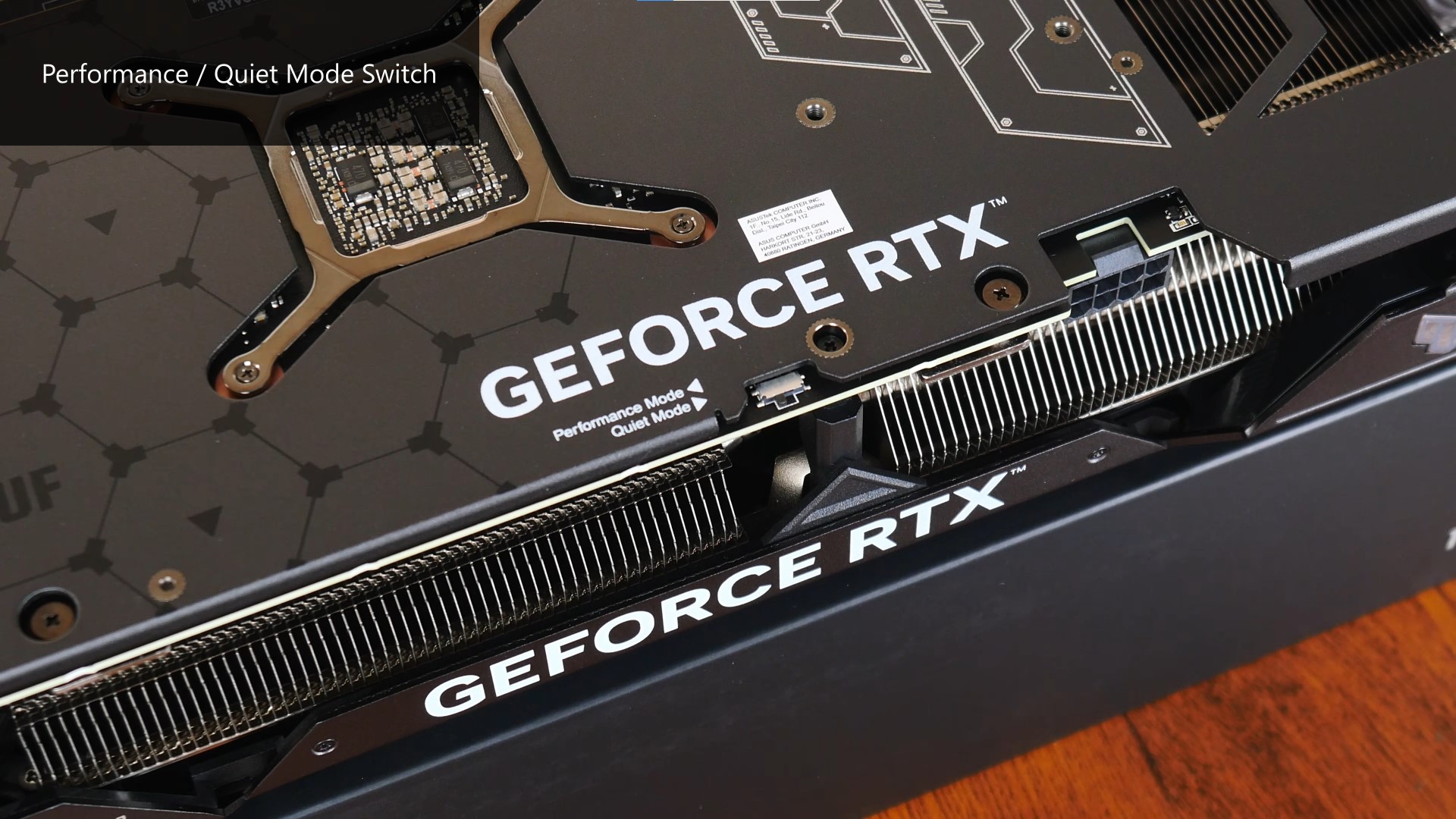 ASUS TUF Gaming GeForce RTX 4070 12GB GDDR6X OC Edition Mode Switch