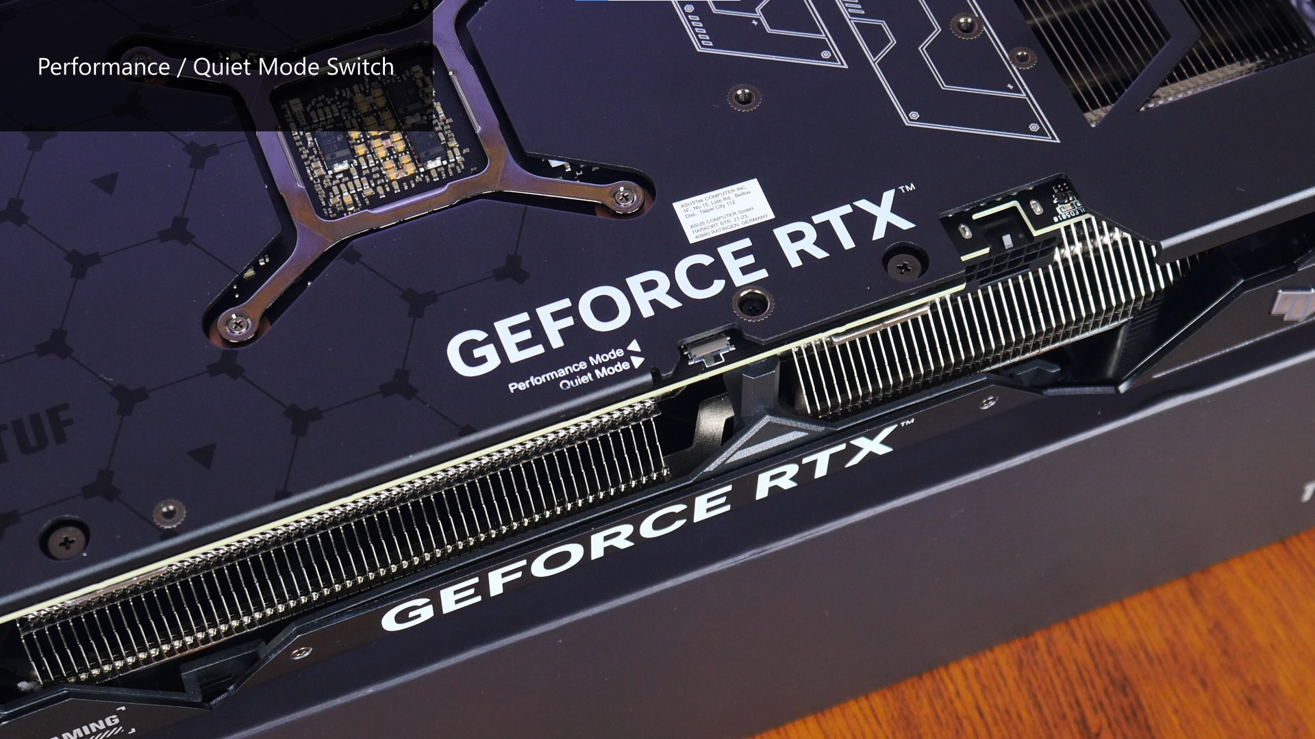 ASUS TUF Gaming GeForce RTX 4070 SUPER 12GB GDDR6X OC Edition Performance Mode Switch