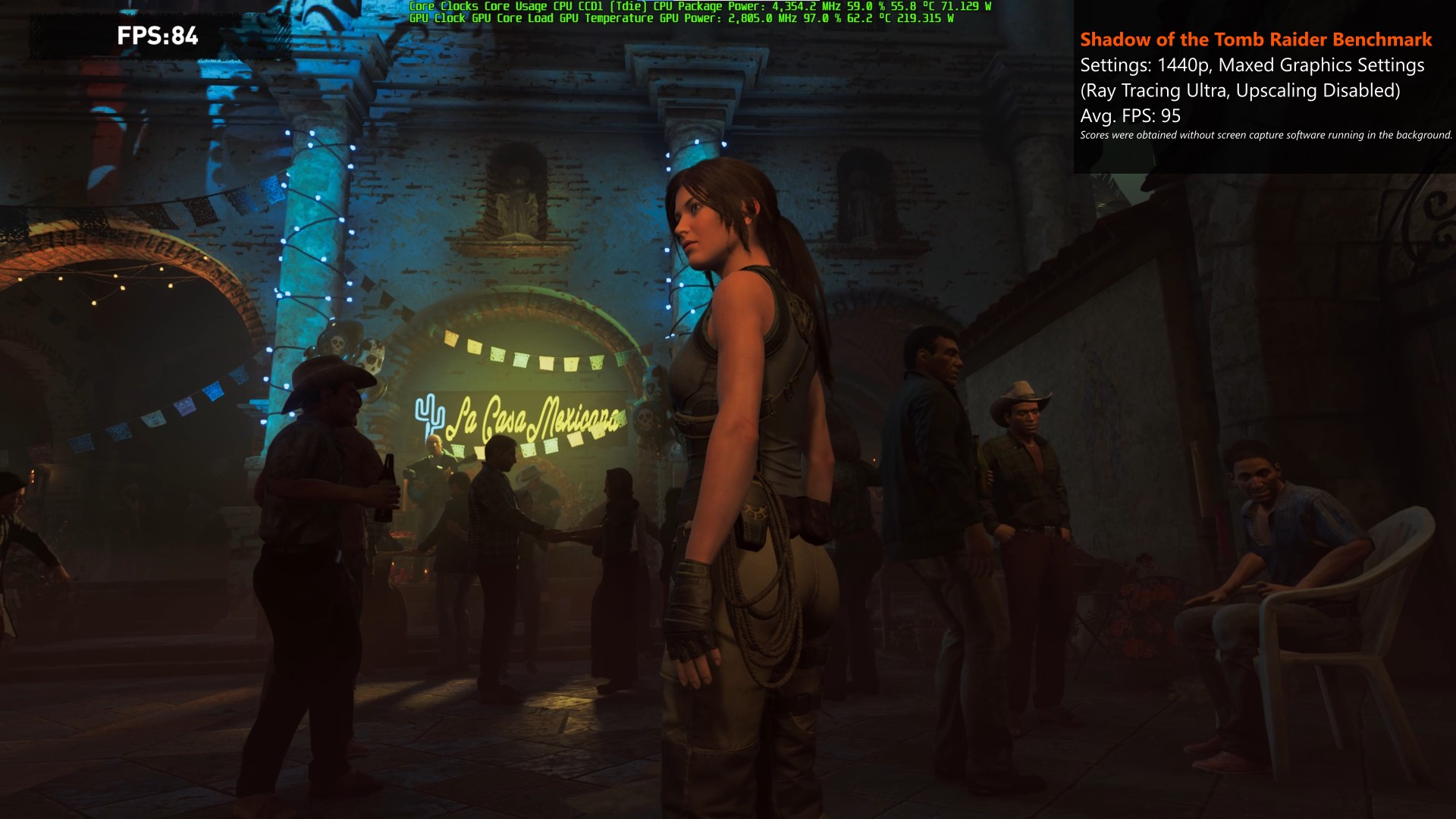ASUS TUF Gaming GeForce RTX 4070 SUPER 12GB GDDR6X OC Edition Shadow of The Tomb Raider Benchmark (1)