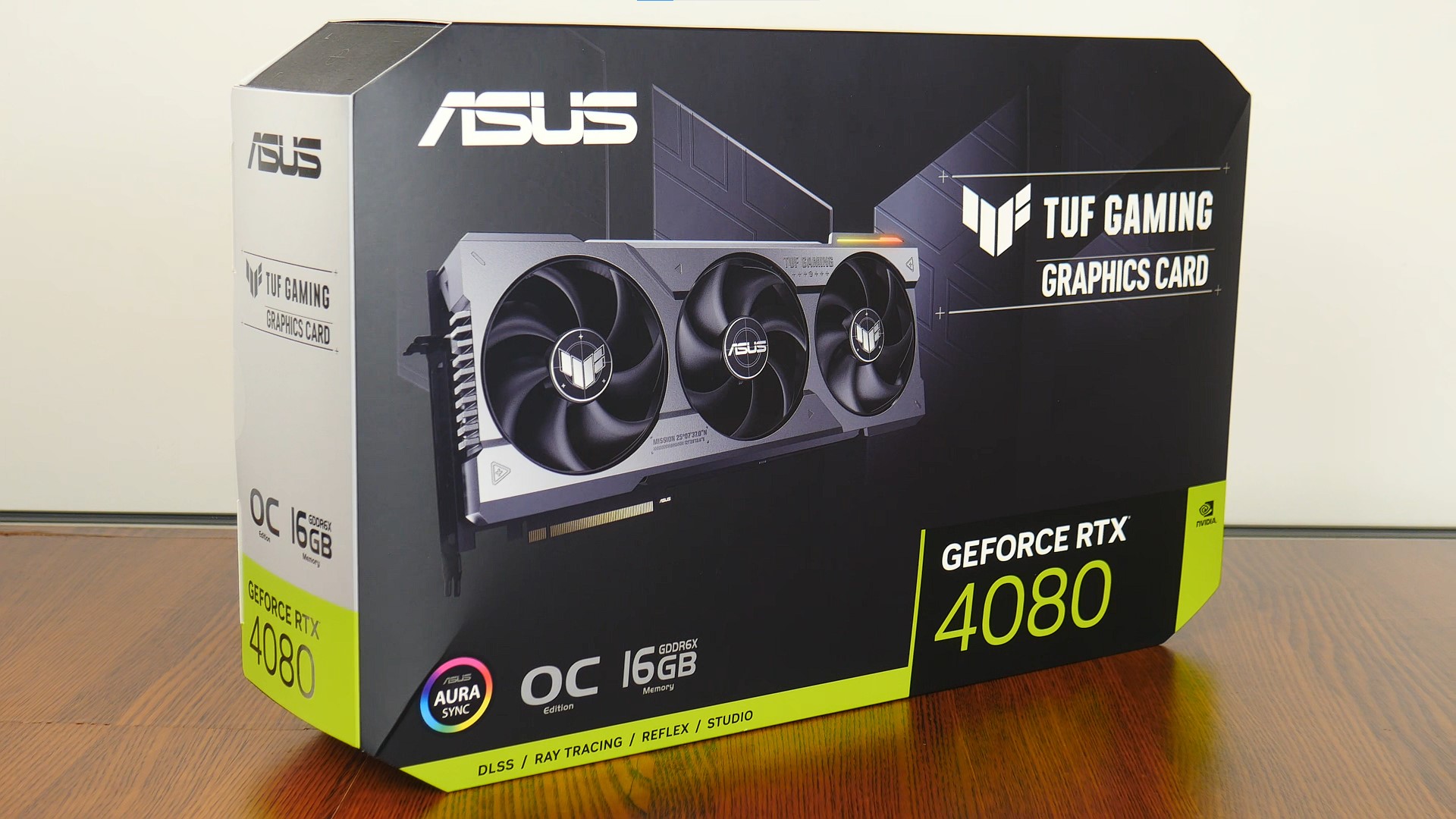 ASUS TUF Gaming GeForce RTX 4080 16GB GDDR6X OC Edition Packaging (Sleeve)