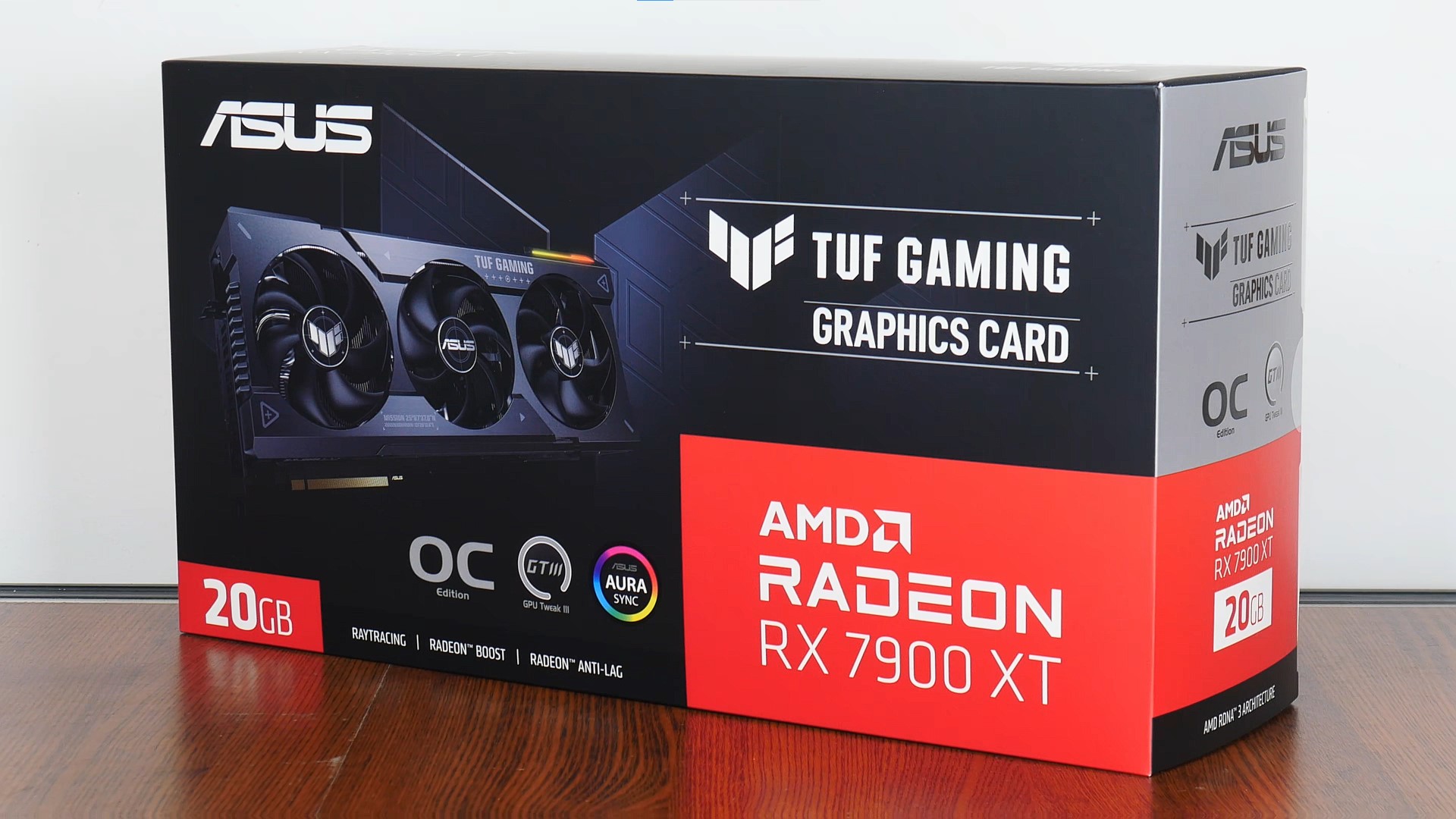 ASUS TUF Gaming Radeon RX 7900 XT OC Edition 20GB GDDR6 Packaging (Front)
