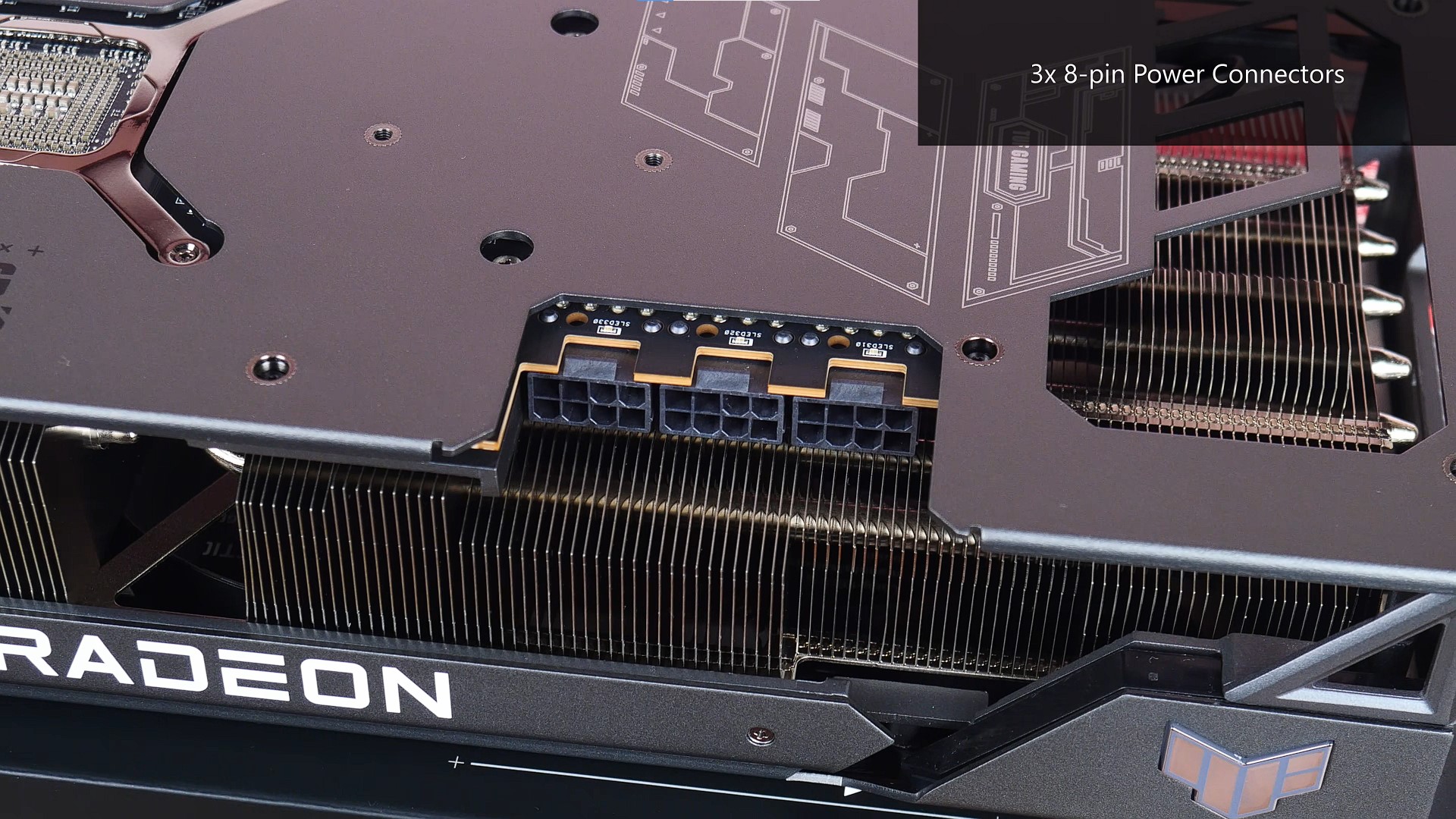 ASUS TUF Gaming Radeon RX 7900 XT OC Edition 20GB GDDR6 Power Connectors