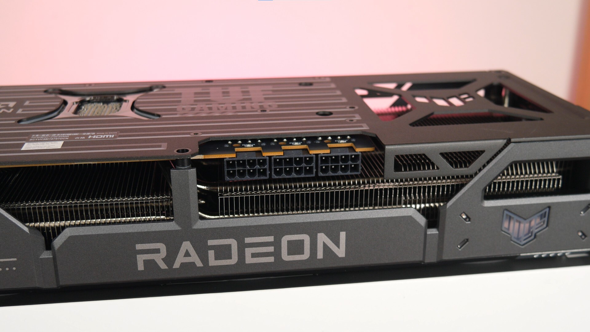 ASUS TUF Gaming Radeon RX 9070 XT OC Edition 16GB GDDR6 Power Connectors