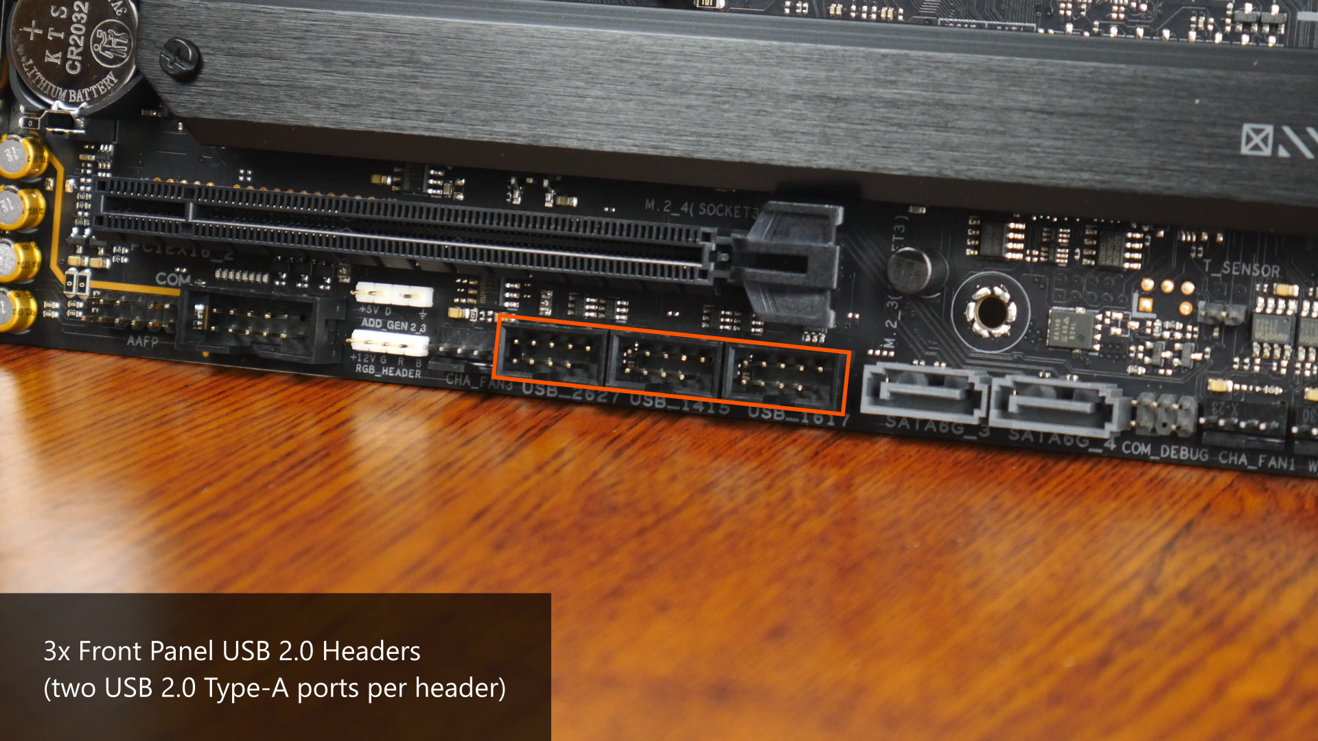ASUS TUF GAMING X670E-PLUS WIFI Front Panel USB 2.0