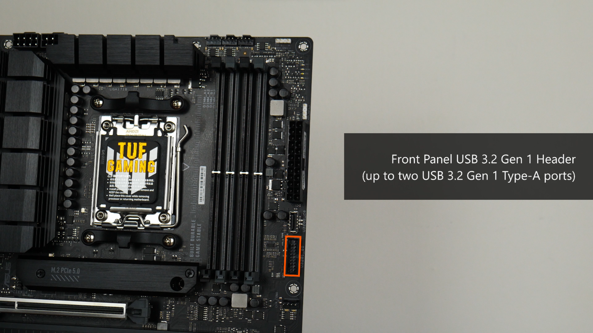 ASUS TUF GAMING X670E-PLUS WIFI Front Panel USB 3.2 Gen 1 Type-A