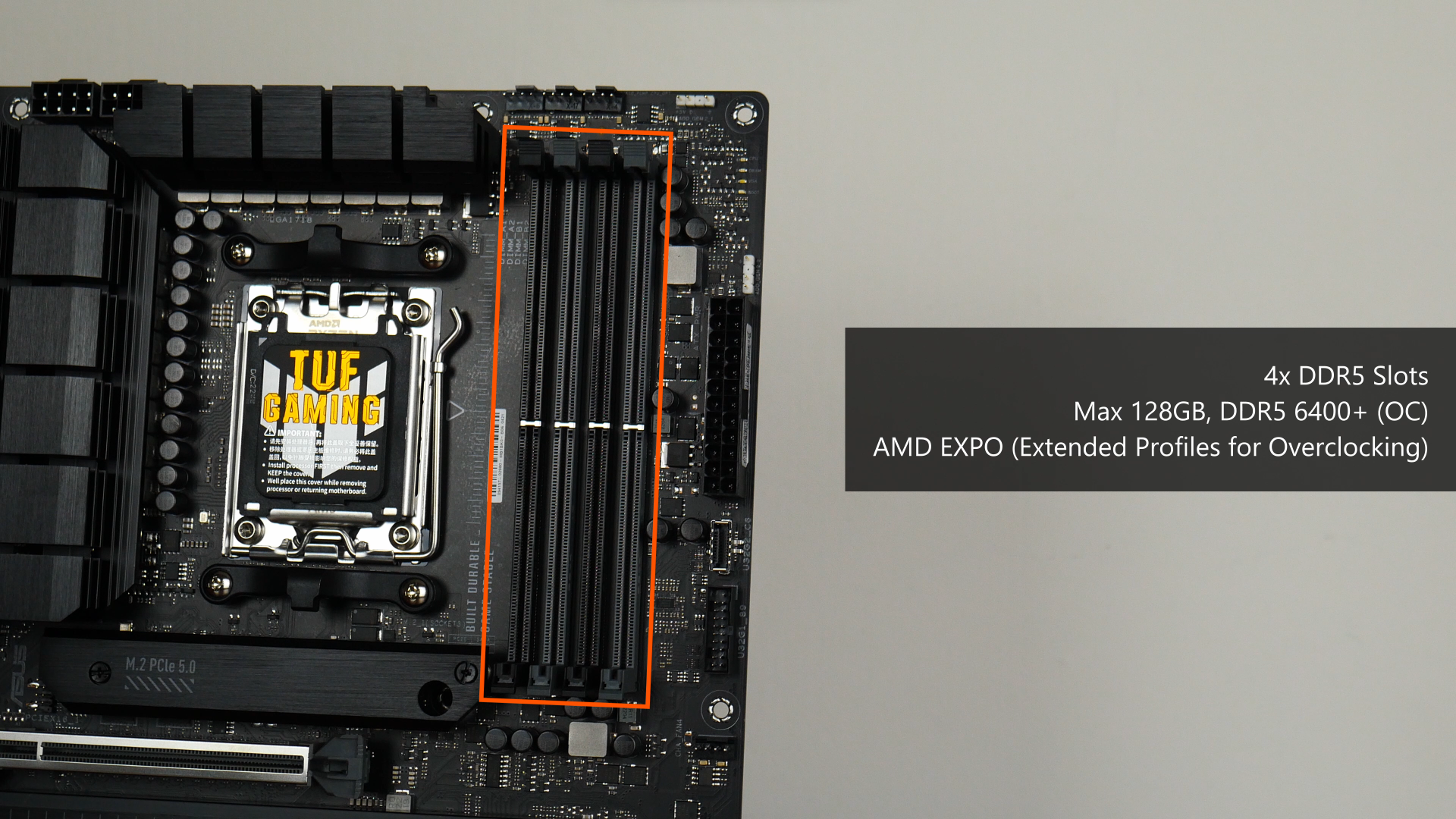 ASUS TUF GAMING X670E-PLUS WIFI Memory Support
