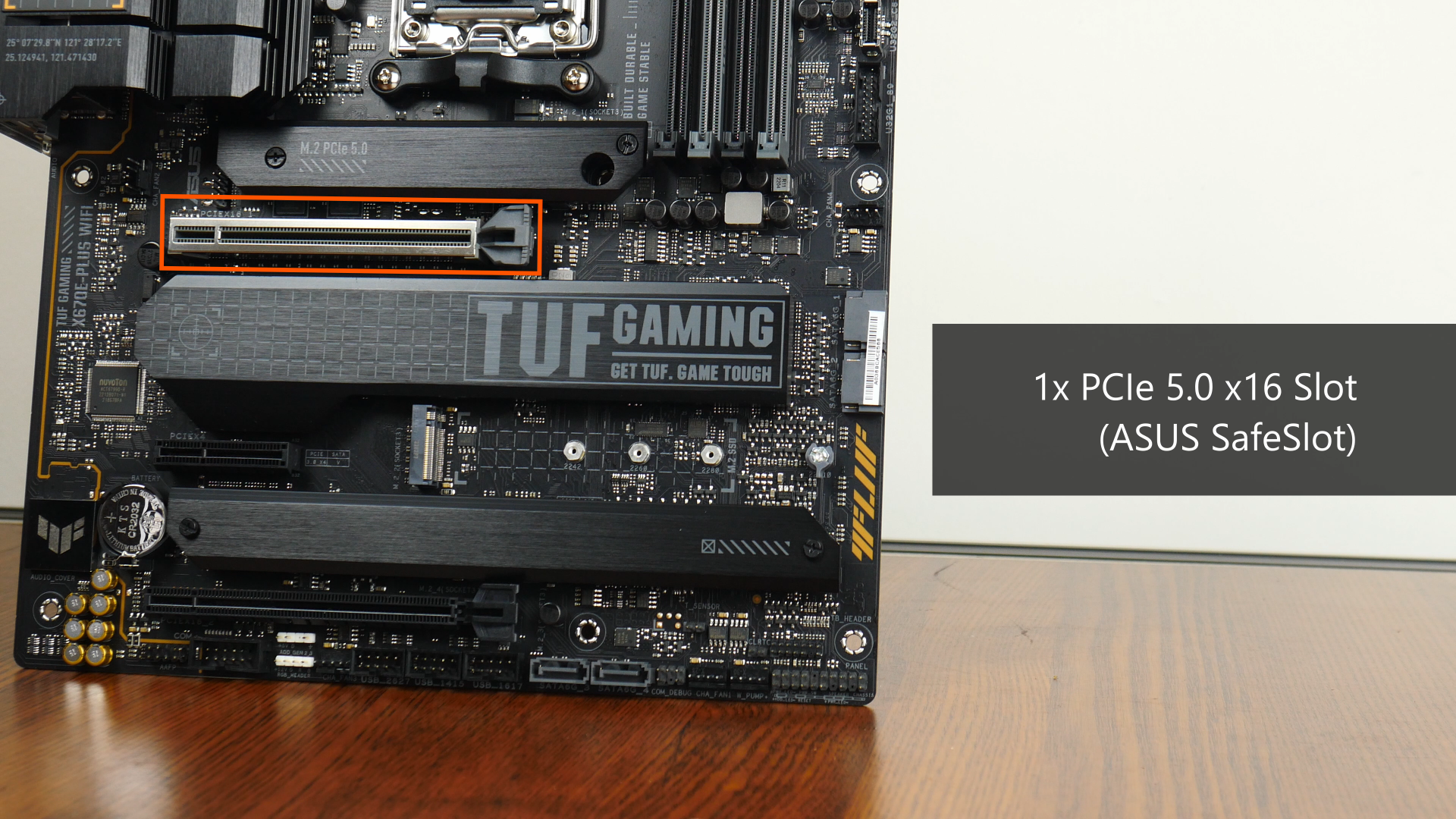 ASUS TUF GAMING X670E-PLUS WIFI PCIe 5.0 x16