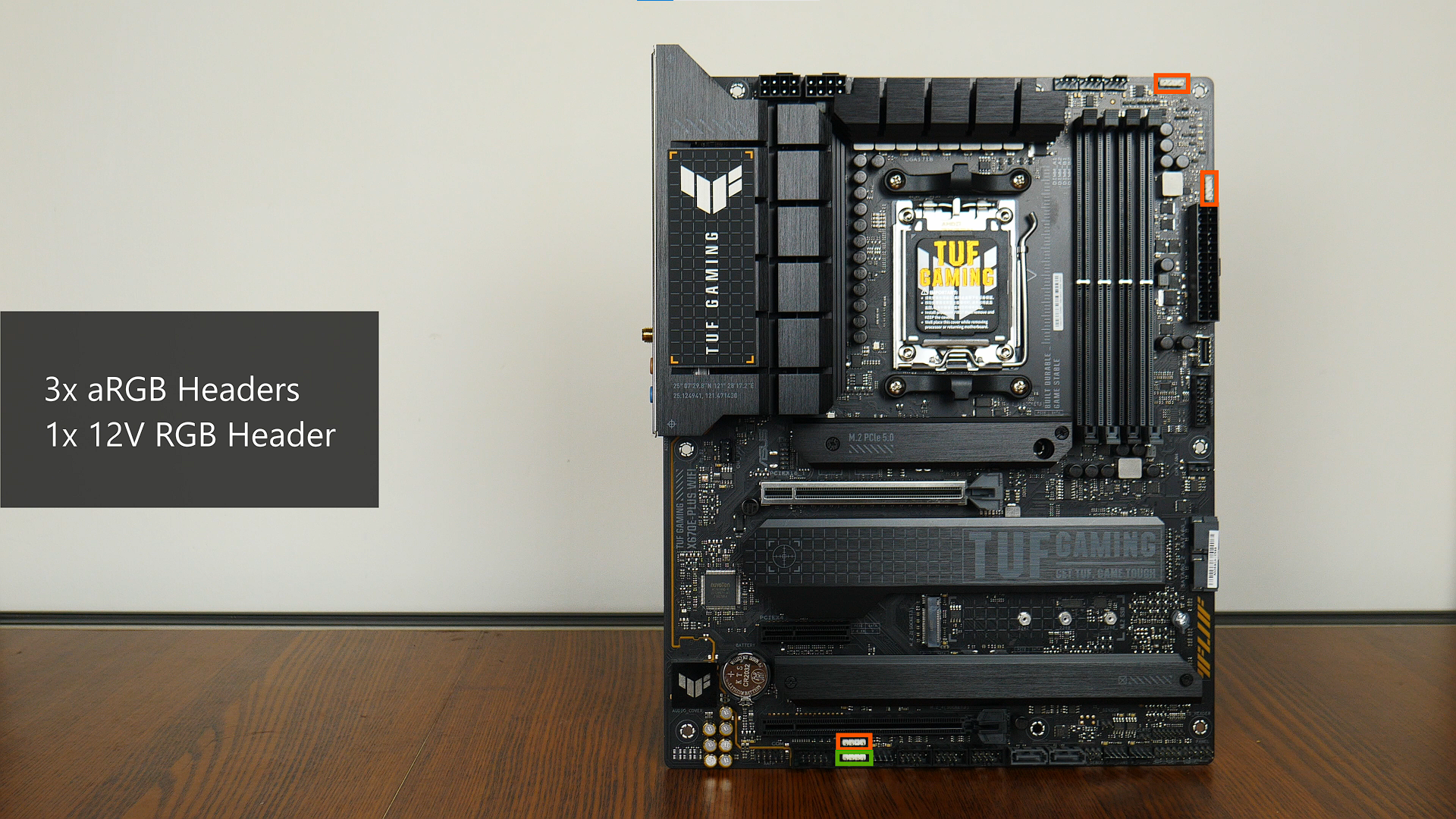 ASUS TUF GAMING X670E-PLUS WIFI RGB Headers